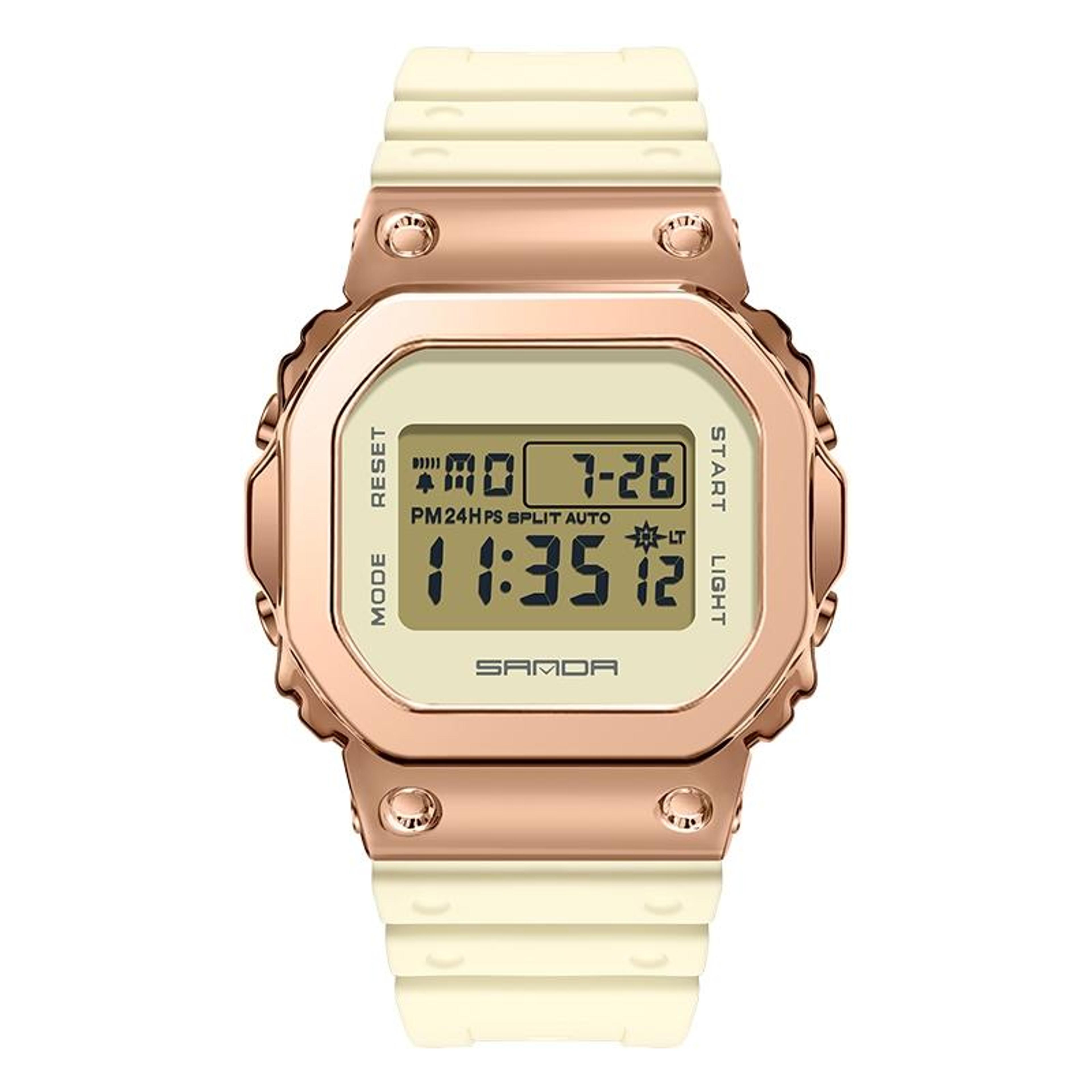 sanda 2126 dual display sports watch waterproof digital analog watch for men