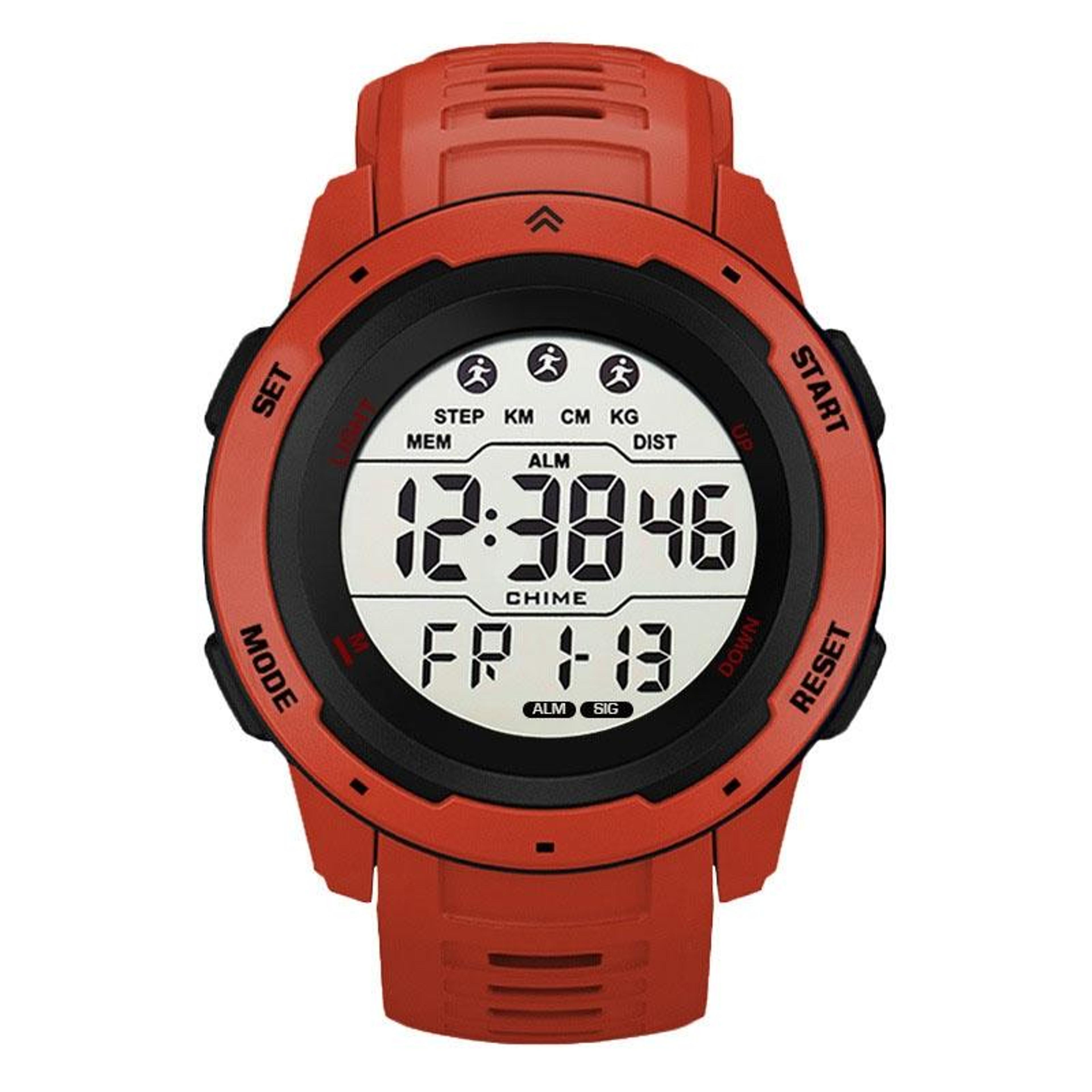 synoke 9811 digital sports watch waterproof outdoor running luminous large display watch