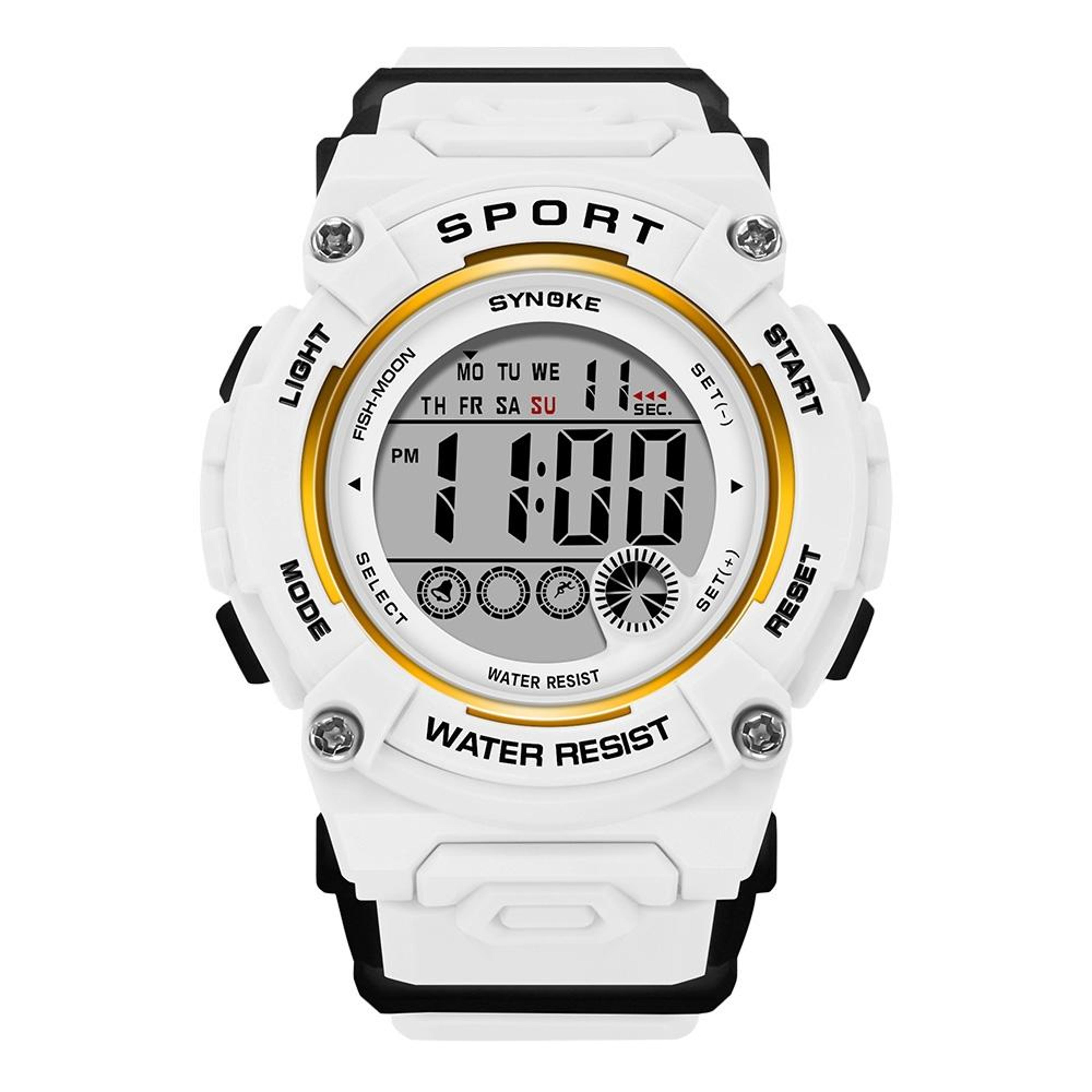 synoke 9810 digital sports watch waterproof led student watch with luminous display