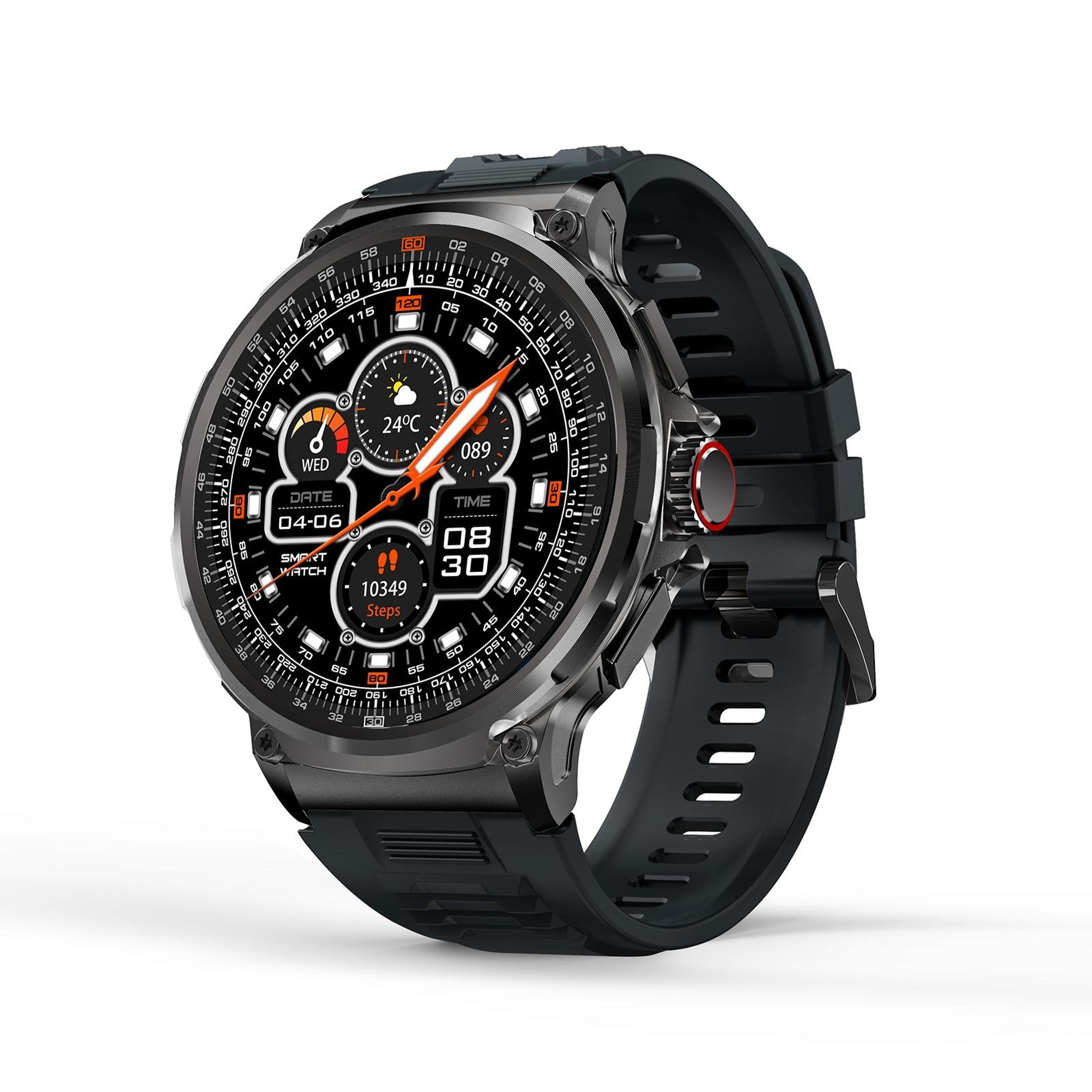 v69 bluetooth calling smartwatch ip68 fitness tracker watch with 1.85 inch hd display