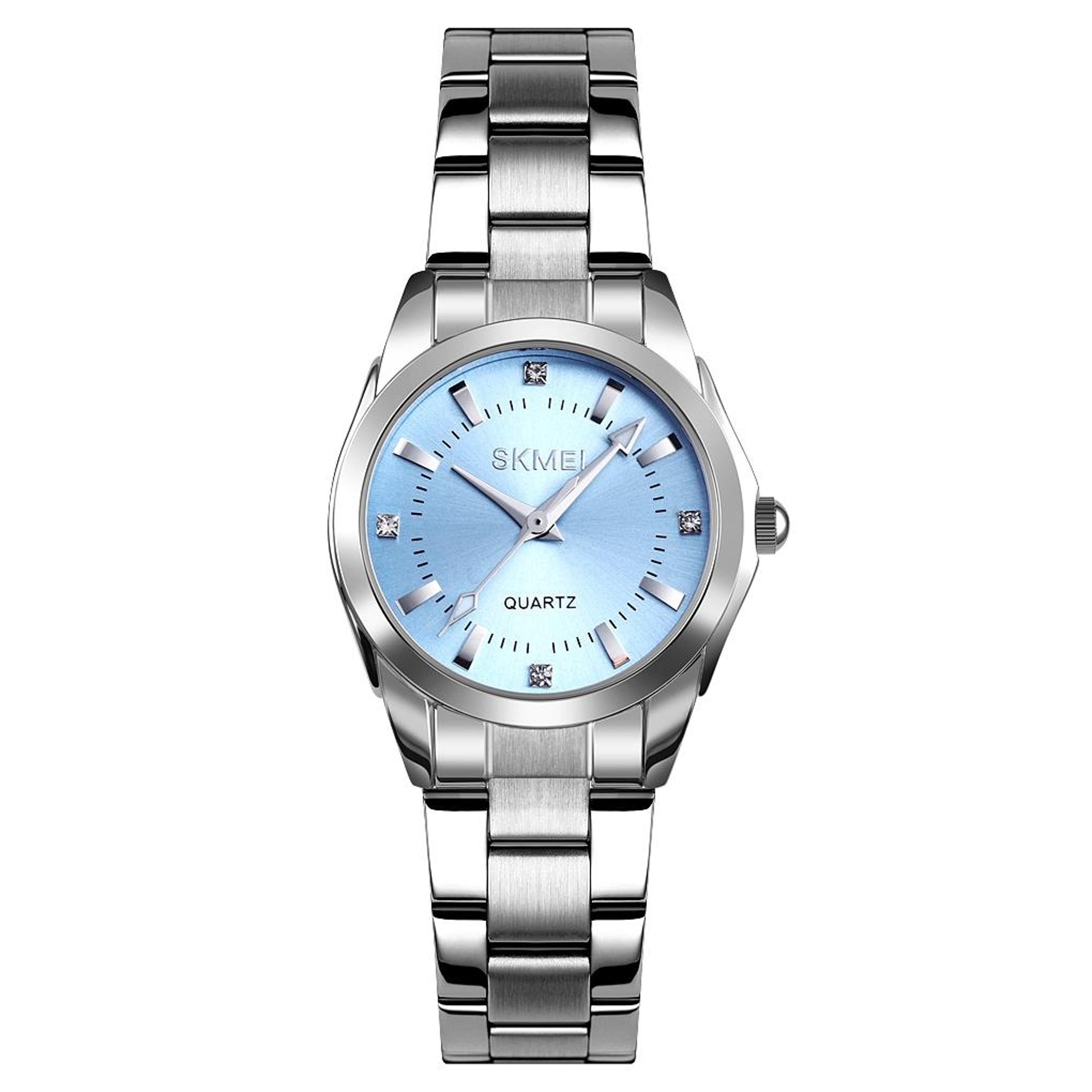 skmei 1620 womens rhinestone watch waterproof quartz watch with stainless steel strap