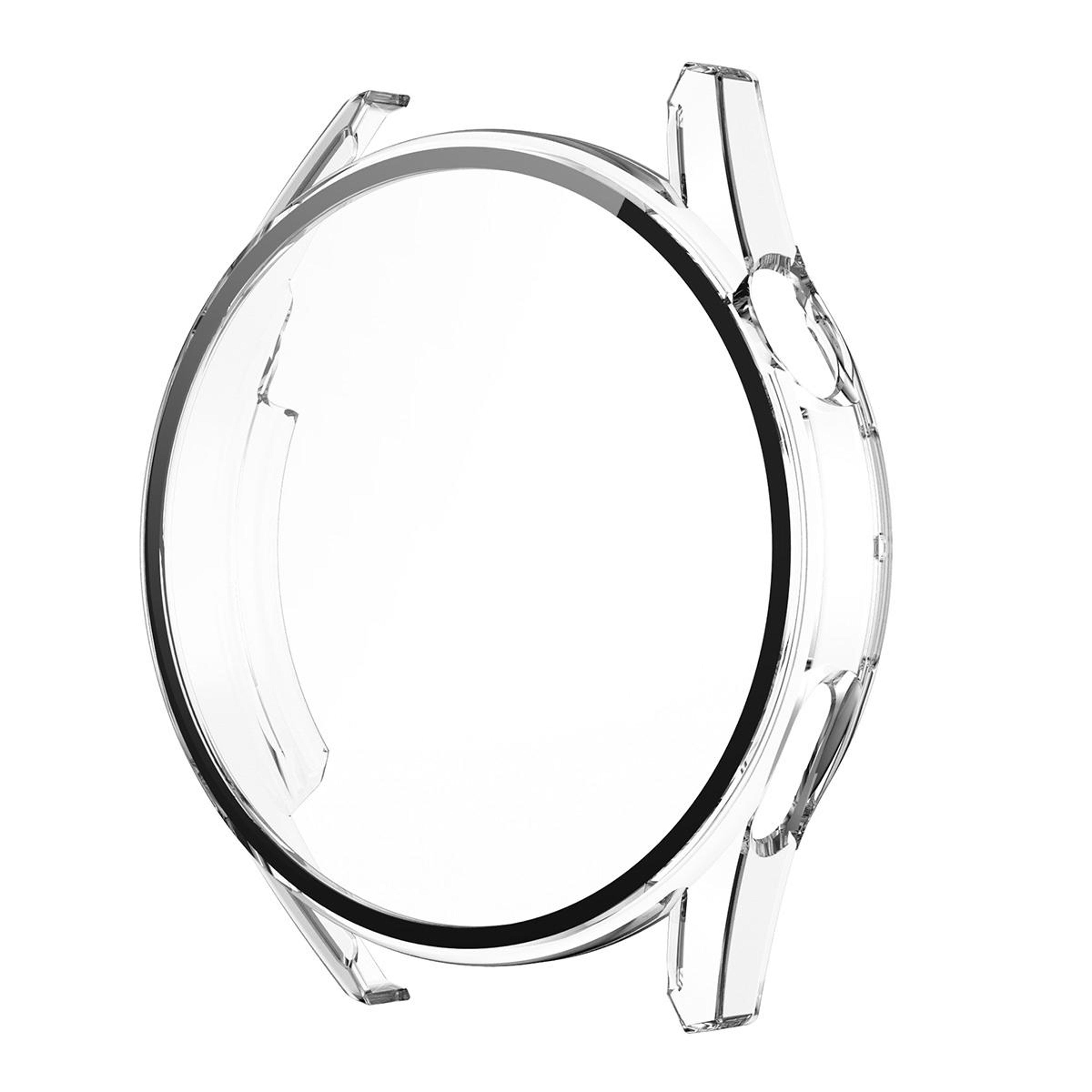 enkay huawei watch gt 3 42mm case with tempered glass screen protector full coverage pc watch cover
