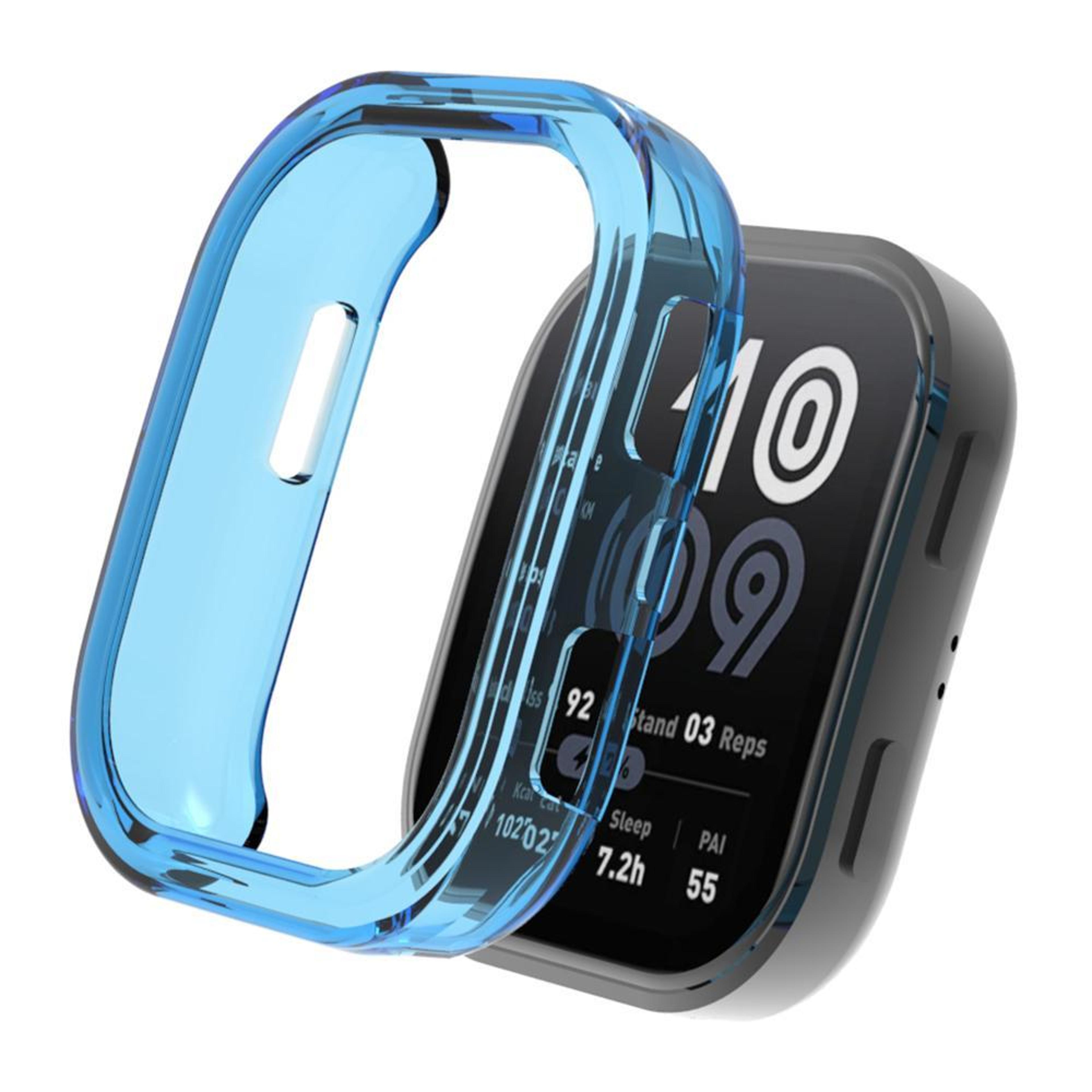 amazfit bip 6 tpu watch case slim hollow protective cover