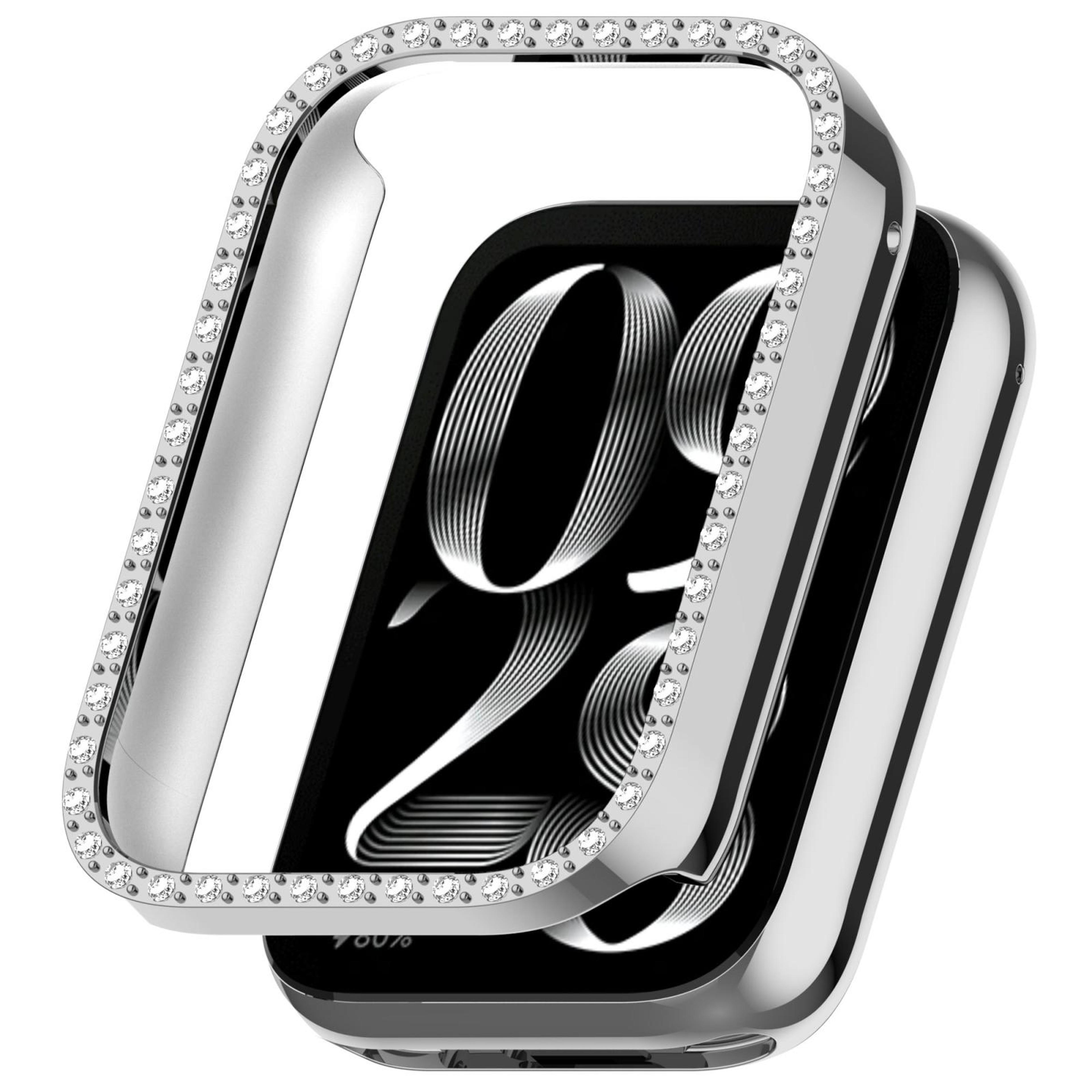 luxury diamond xiaomi smart band 9 pro case lightweight pc watch protective cover