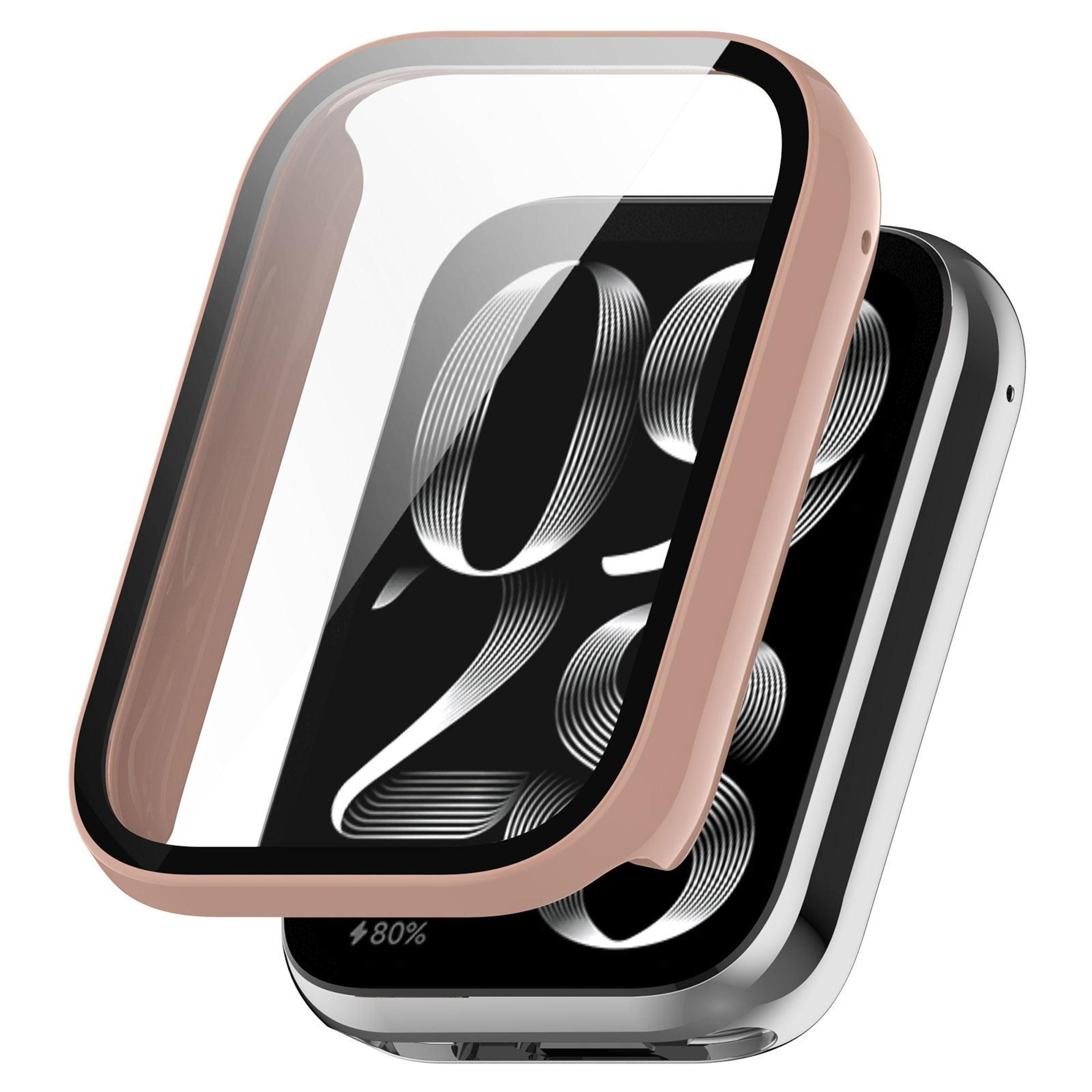 xiaomi smart band 9 pro case with tempered glass screen protector full coverage pc protective cover