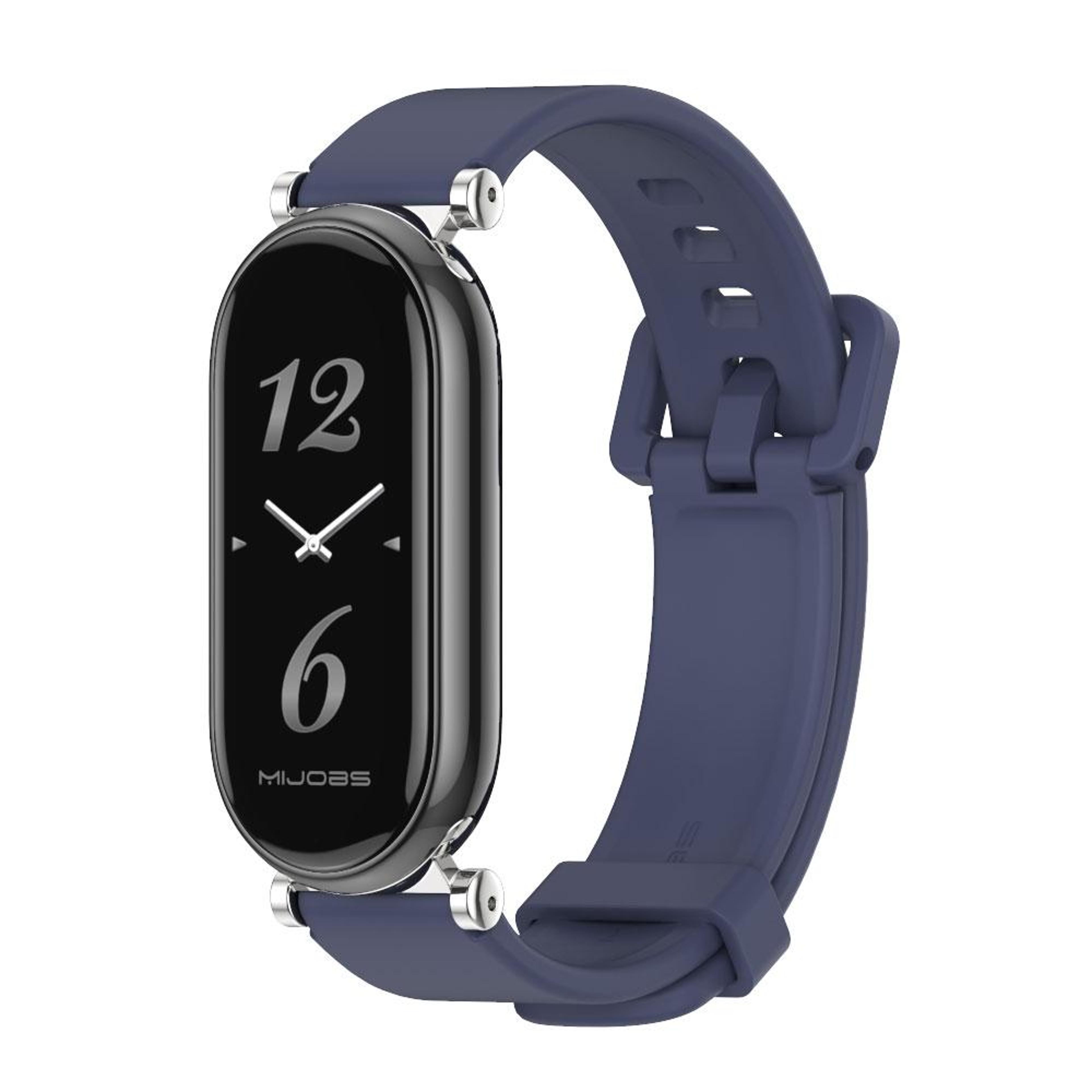 mijobs xiaomi smart band 10 strap breathable silicone replacement watch band for smart band 10 9 8