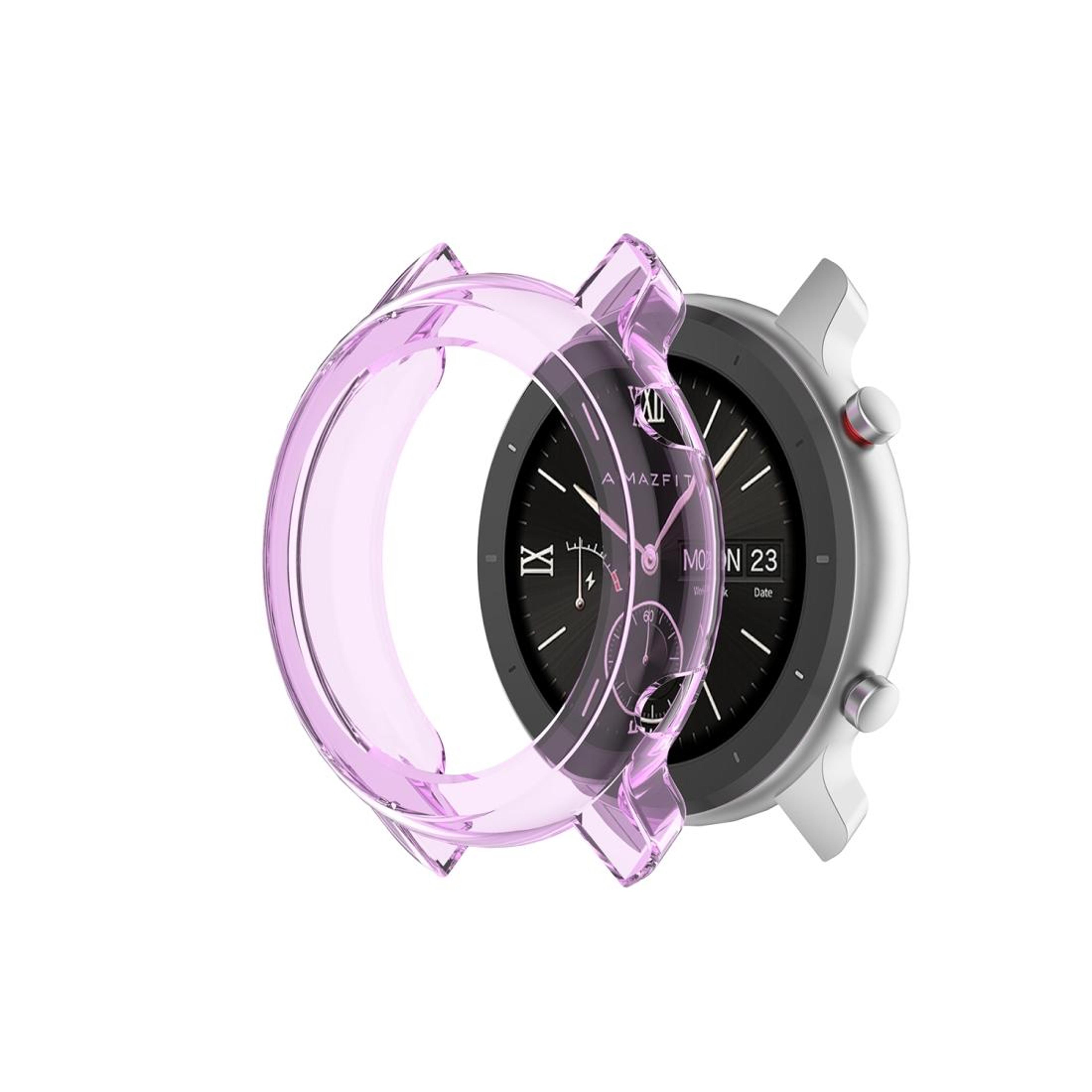 huami amazfit gtr 47mm tpu watch case transparent protective cover