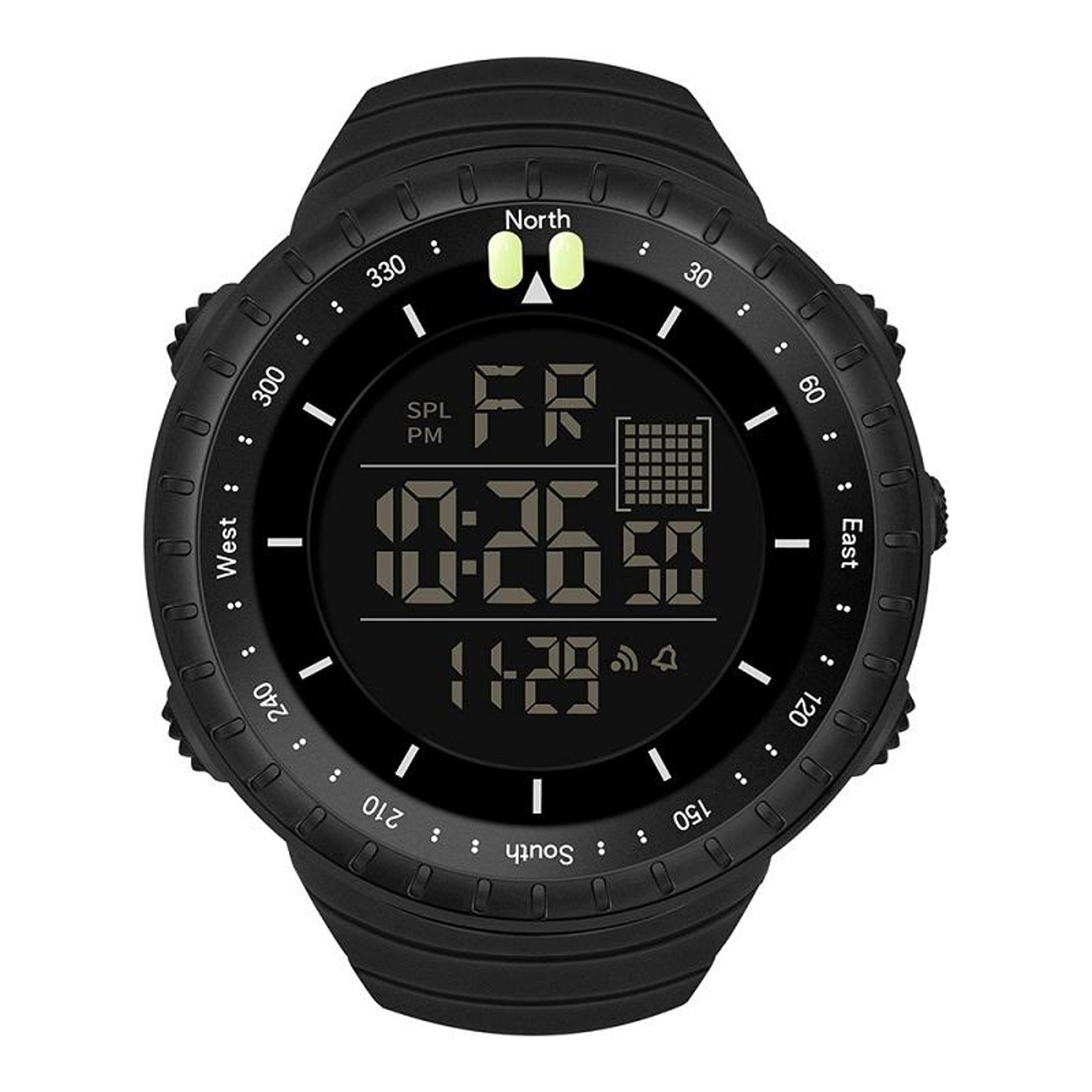 synoke 9648 b waterproof digital sports watch for men with large luminous display