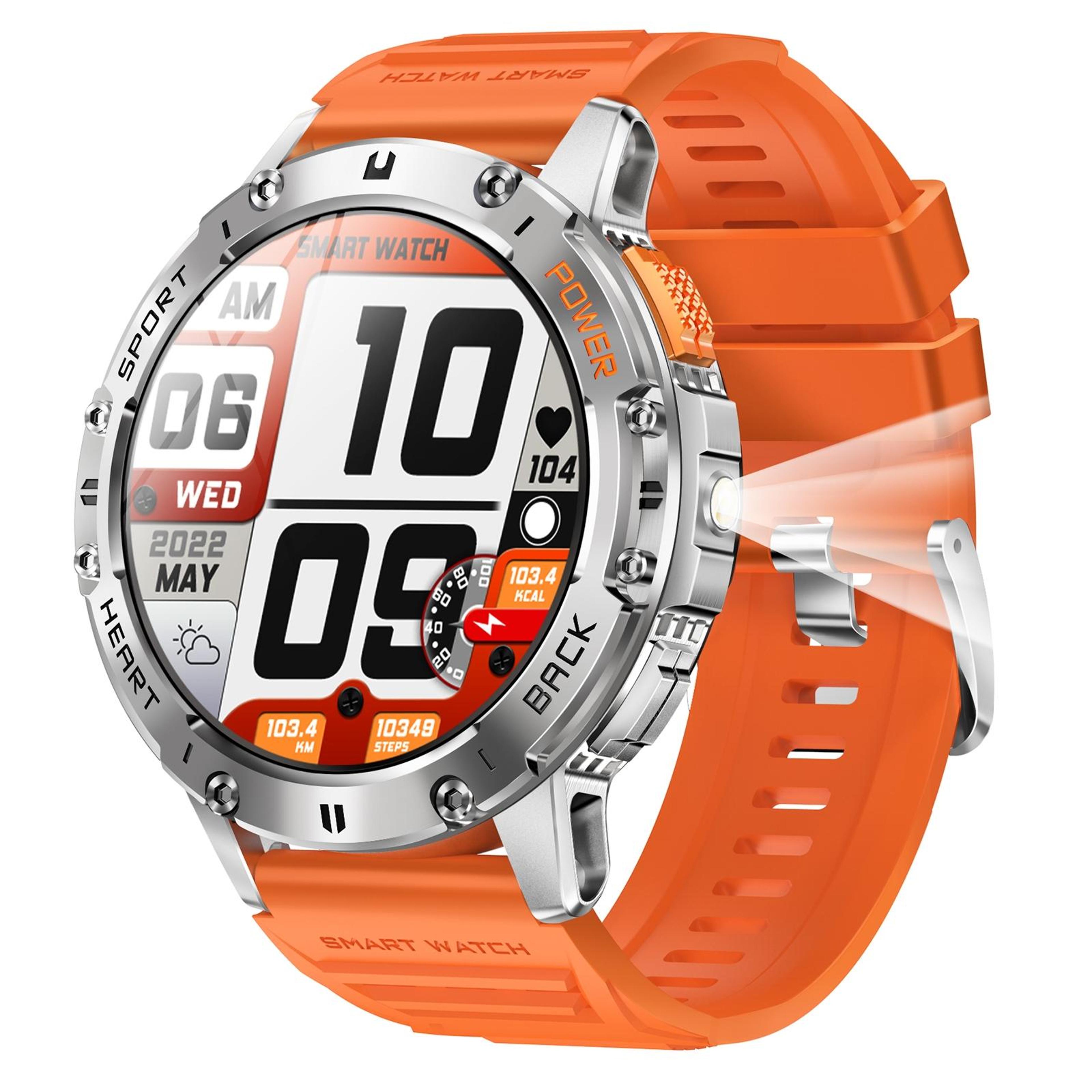 k65 bluetooth calling smart watch 1.43 inch amoled fitness watch with heart rate blood oxygen monitor