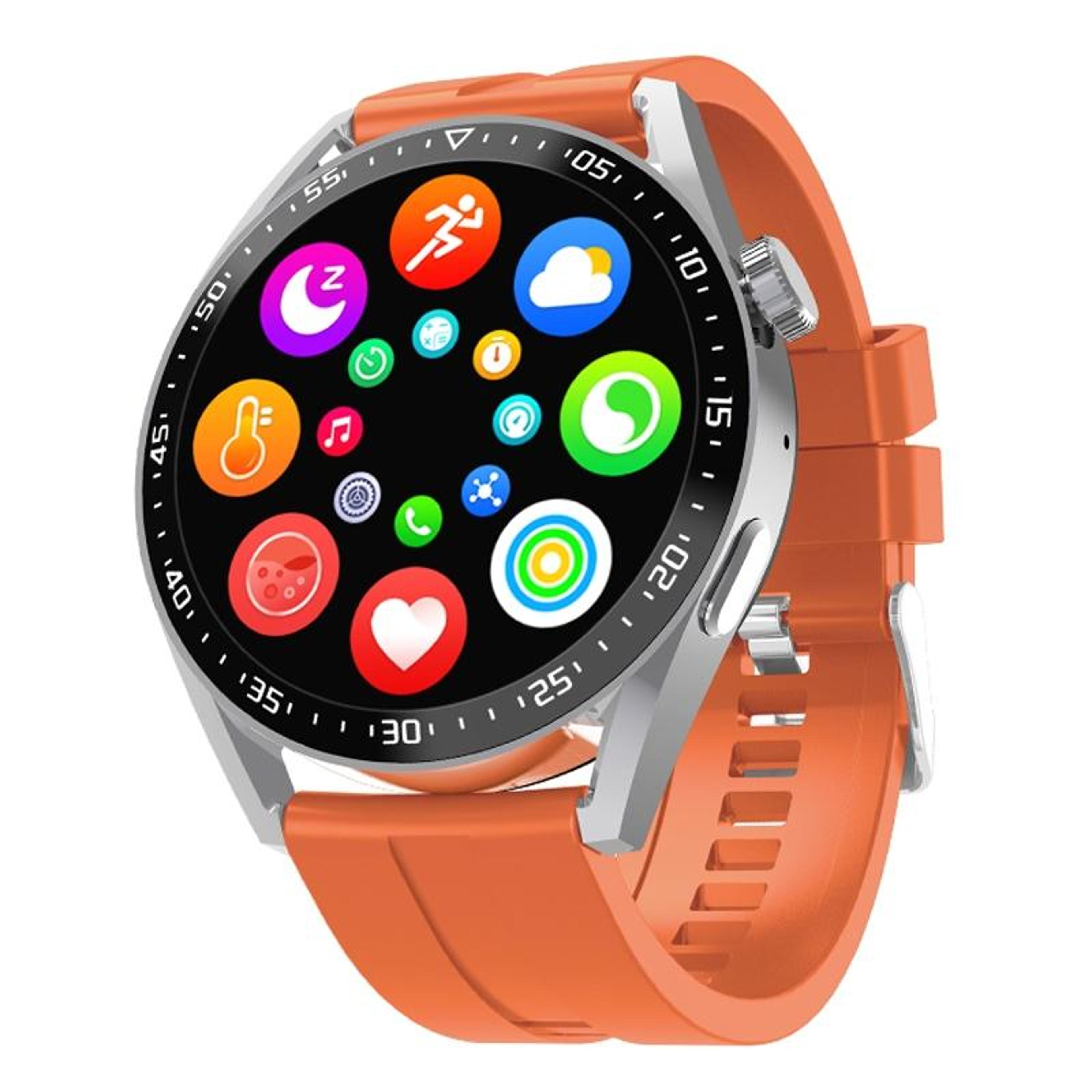 hw28 bluetooth calling smart watch with health monitoring ip67 waterproof nfc payment