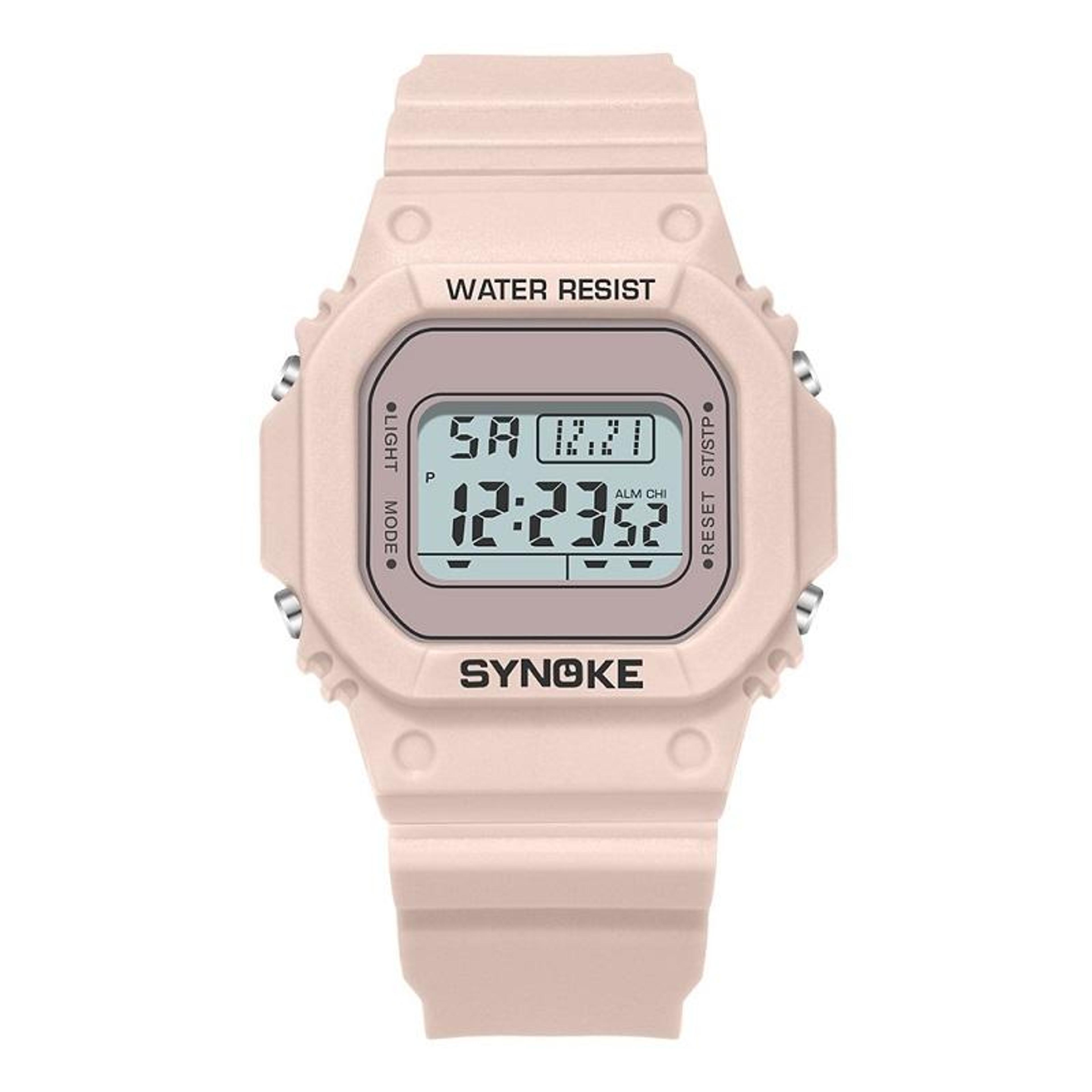synoke 9620 digital sports watch for couples waterproof led electronic wrist watch