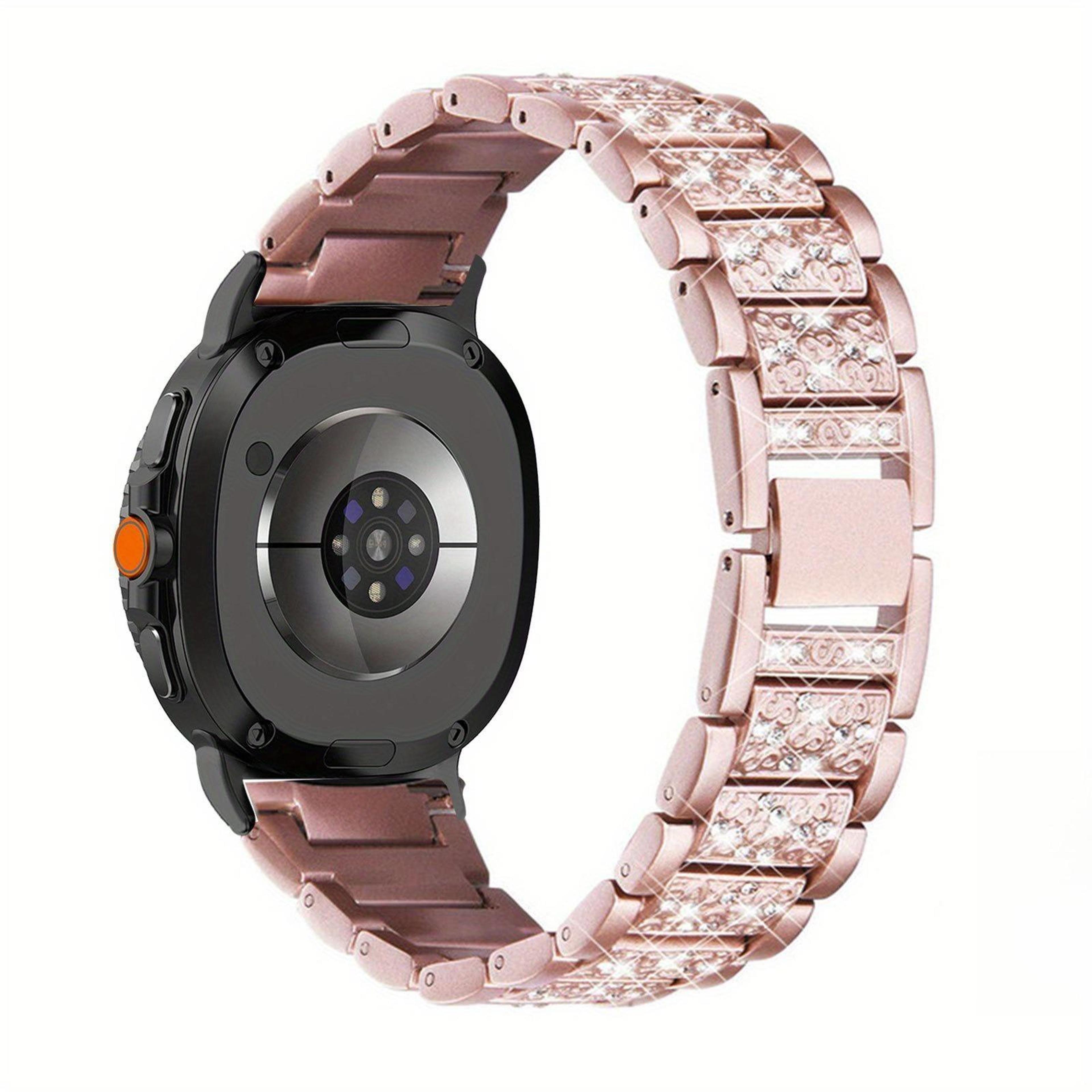 samsung galaxy watch8 classic diamond metal watch band luxury stainless steel watch strap