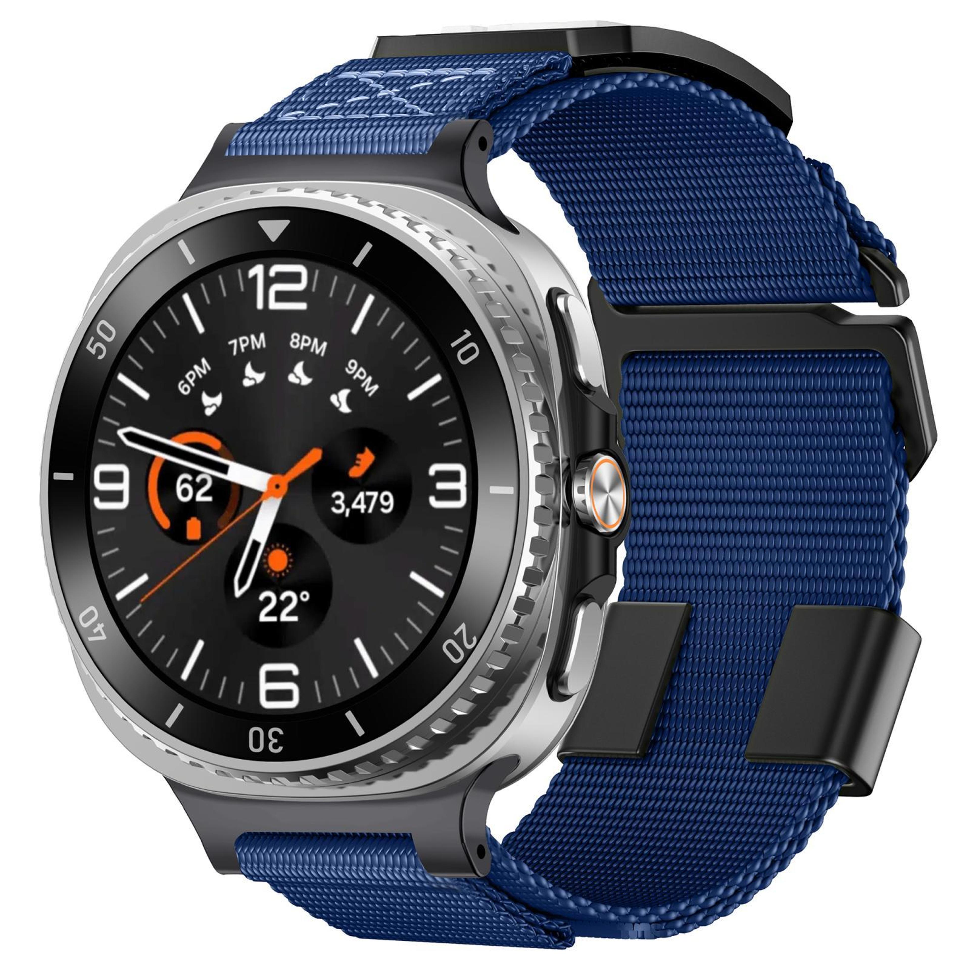 kalebol samsung galaxy watch 8 band braided nylon sport watch band adjustable replacement strap