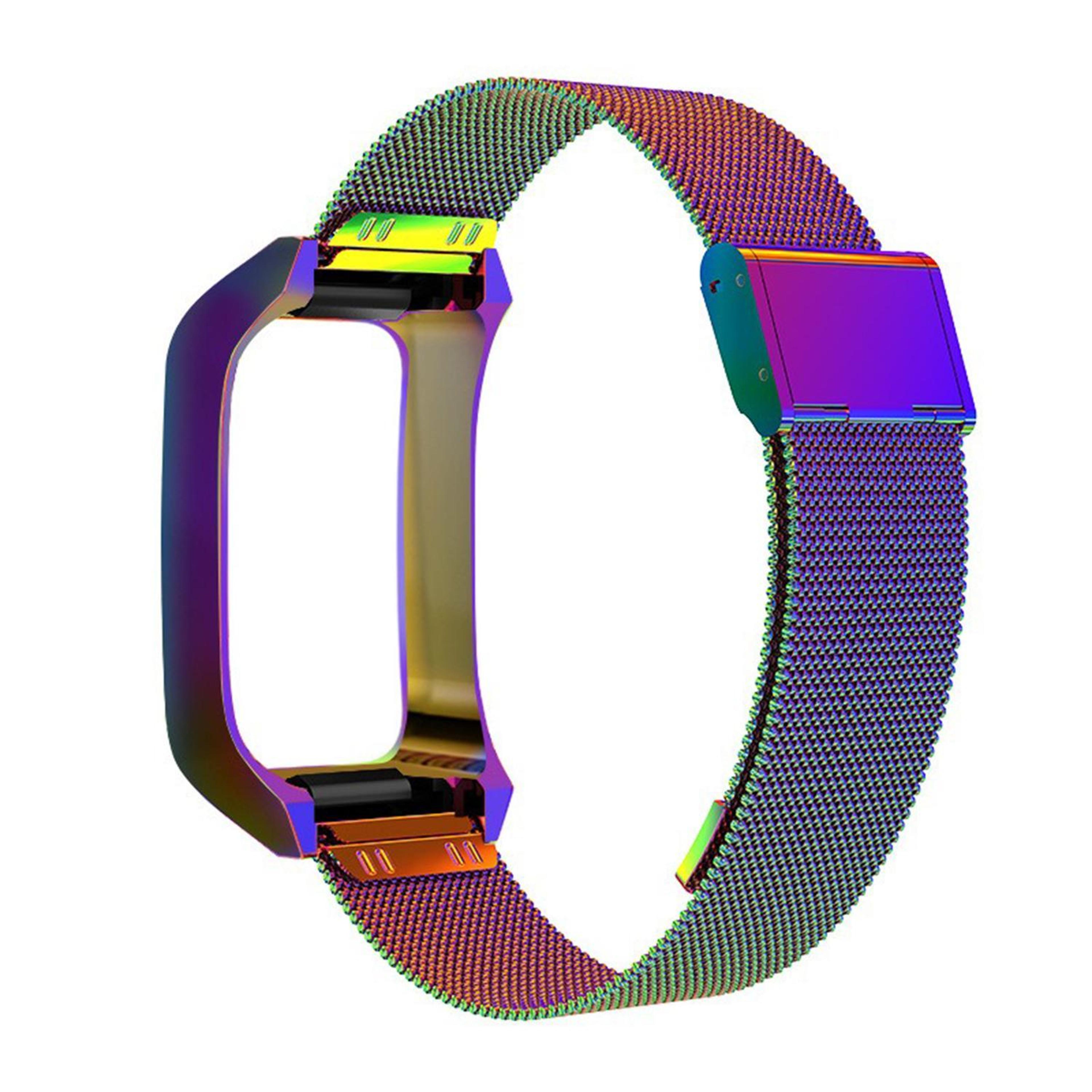 xiaomi mi band 7 pro milanese watch band stainless steel frame magnetic metal strap