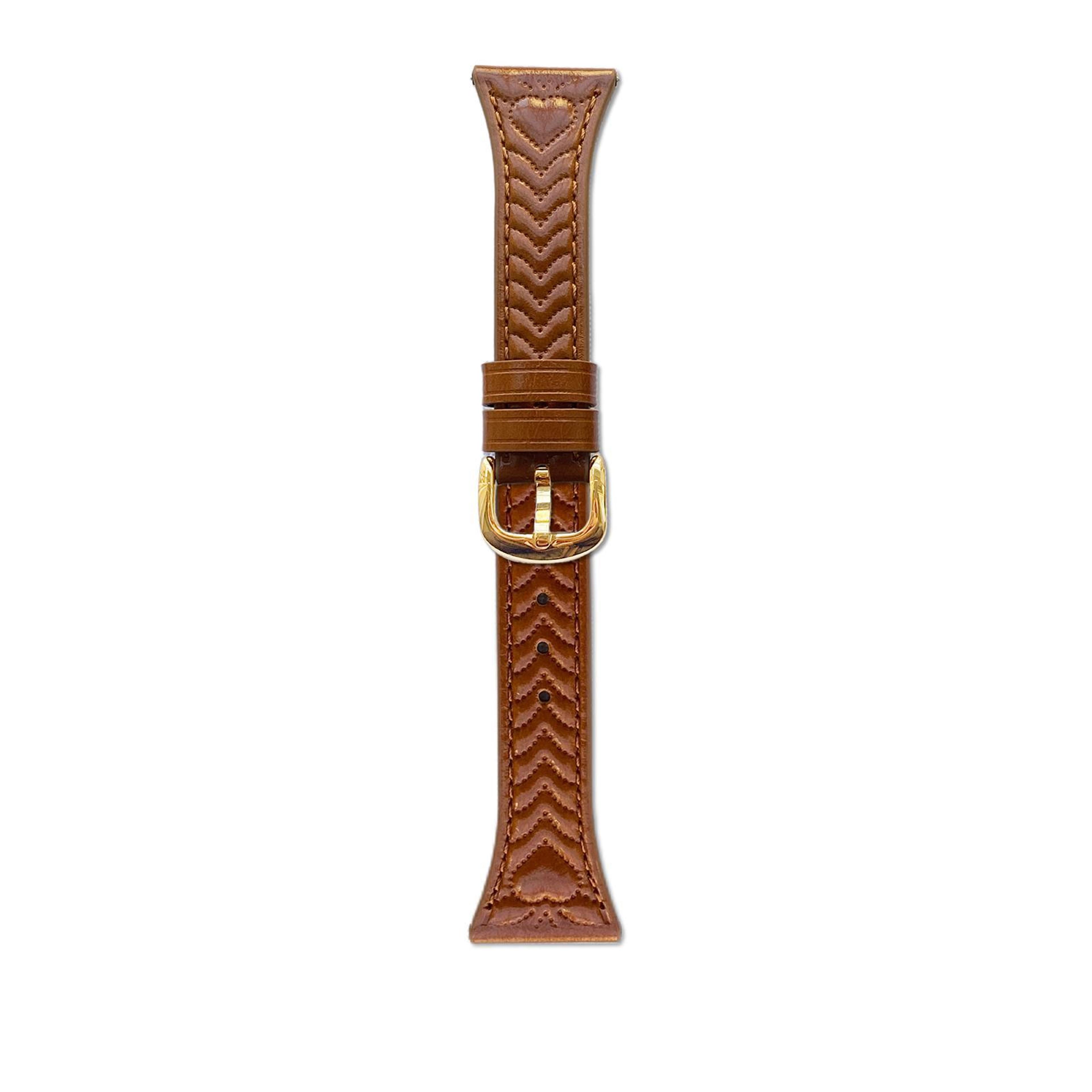 coros pace 3 leather watch band 22mm heart embossed soft replacement strap