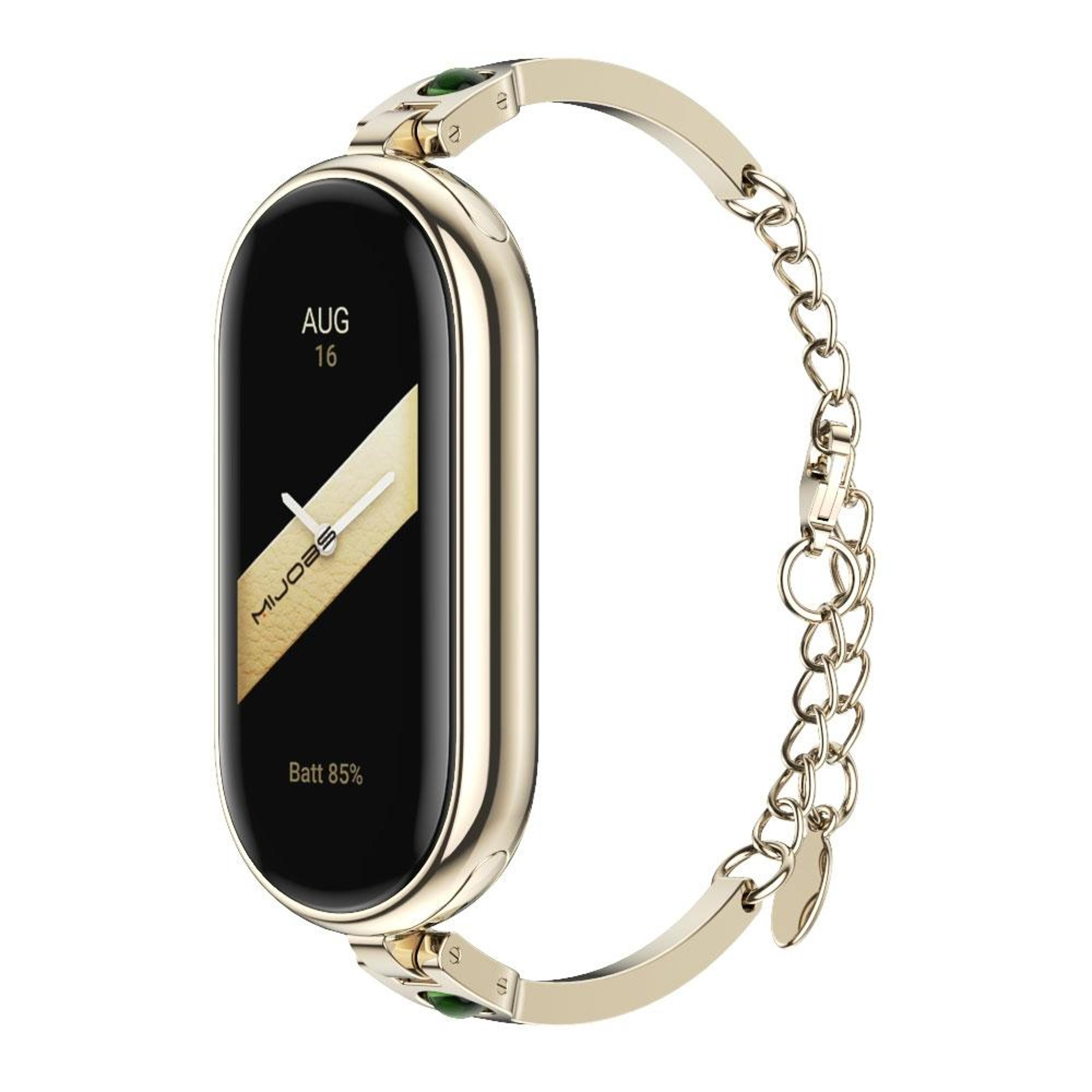 mijobs ruyi xiaomi smart band 10 strap metal replacement watch band for smart band 10 9 8