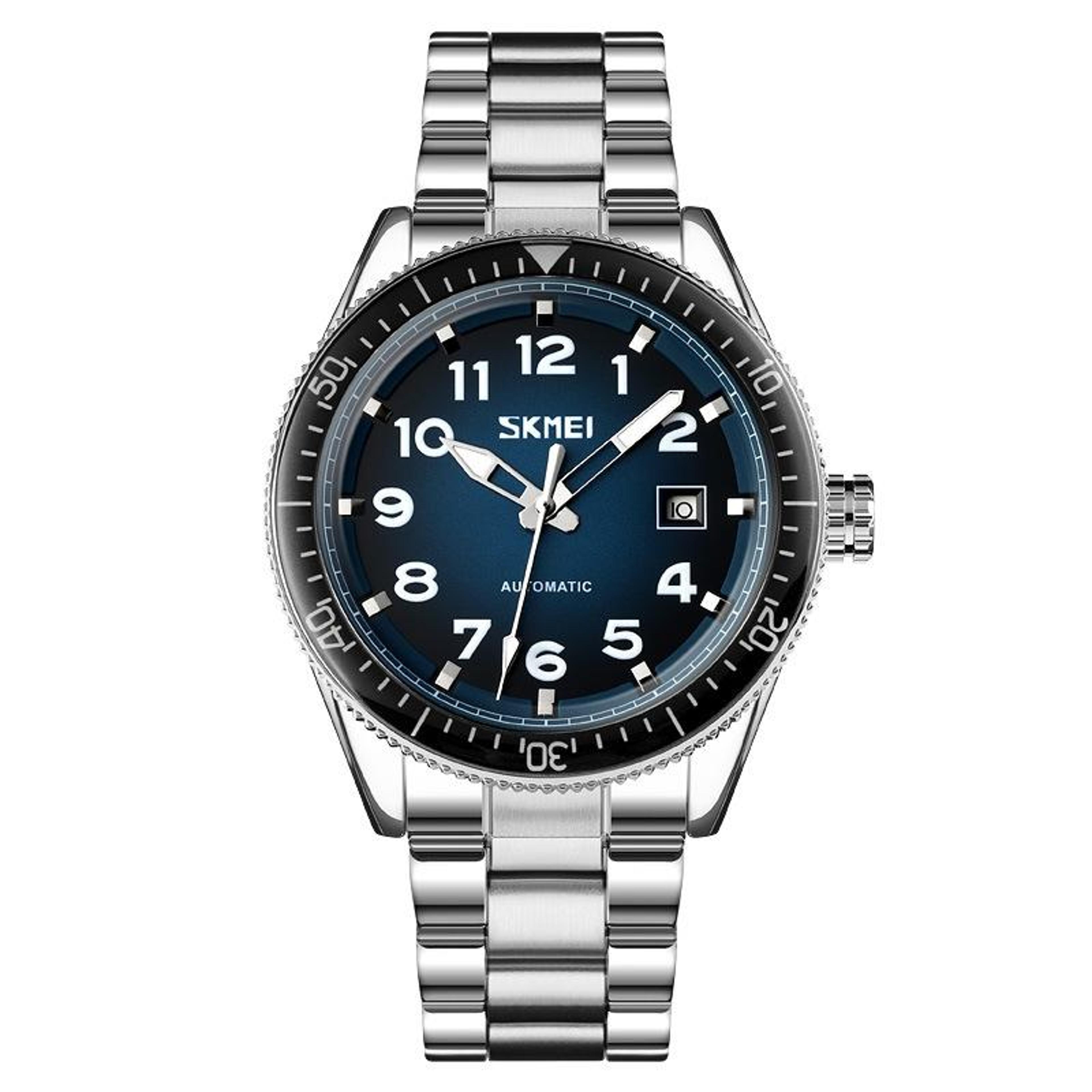 skmei 9232 quartz watch waterproof stainless steel watch with date display