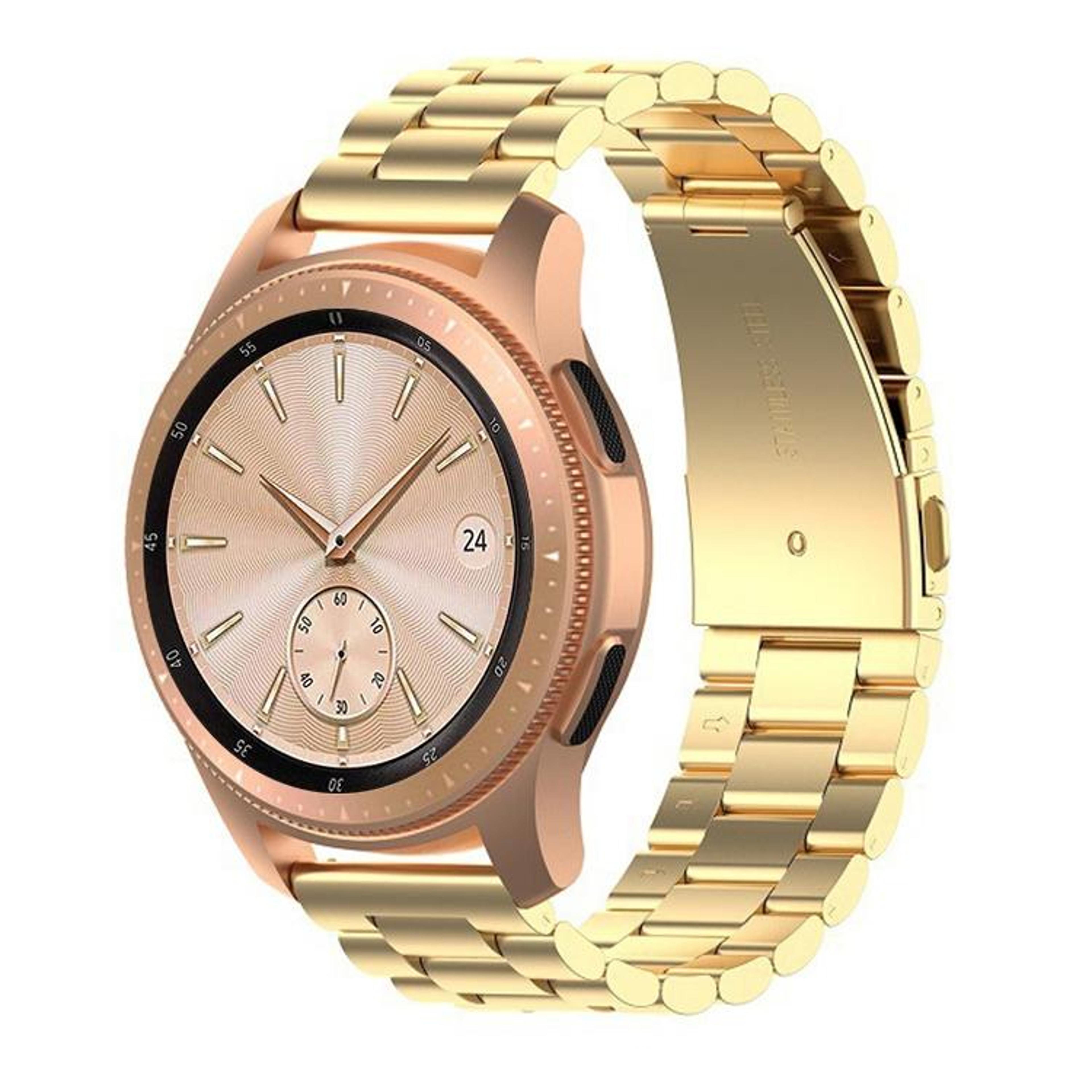 galaxy watch 46mm stainless steel watch band three bead metal watch strap