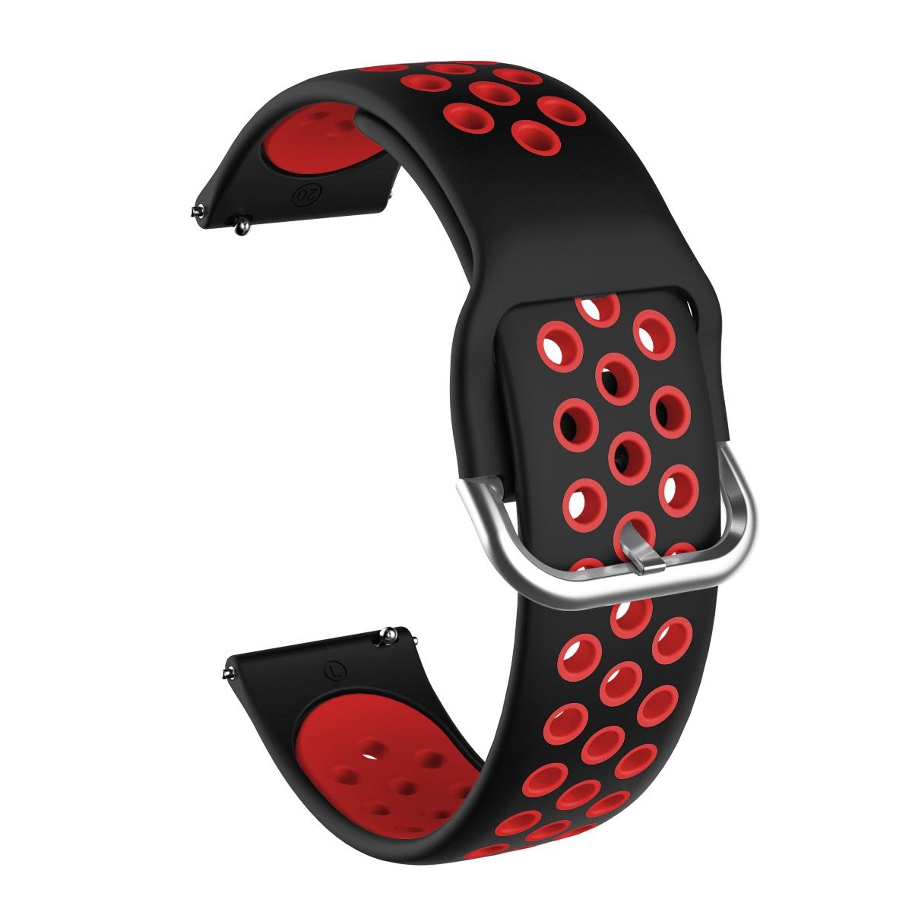 samsung galaxy watch active2 44mm silicone watch band two color sport replacement strap