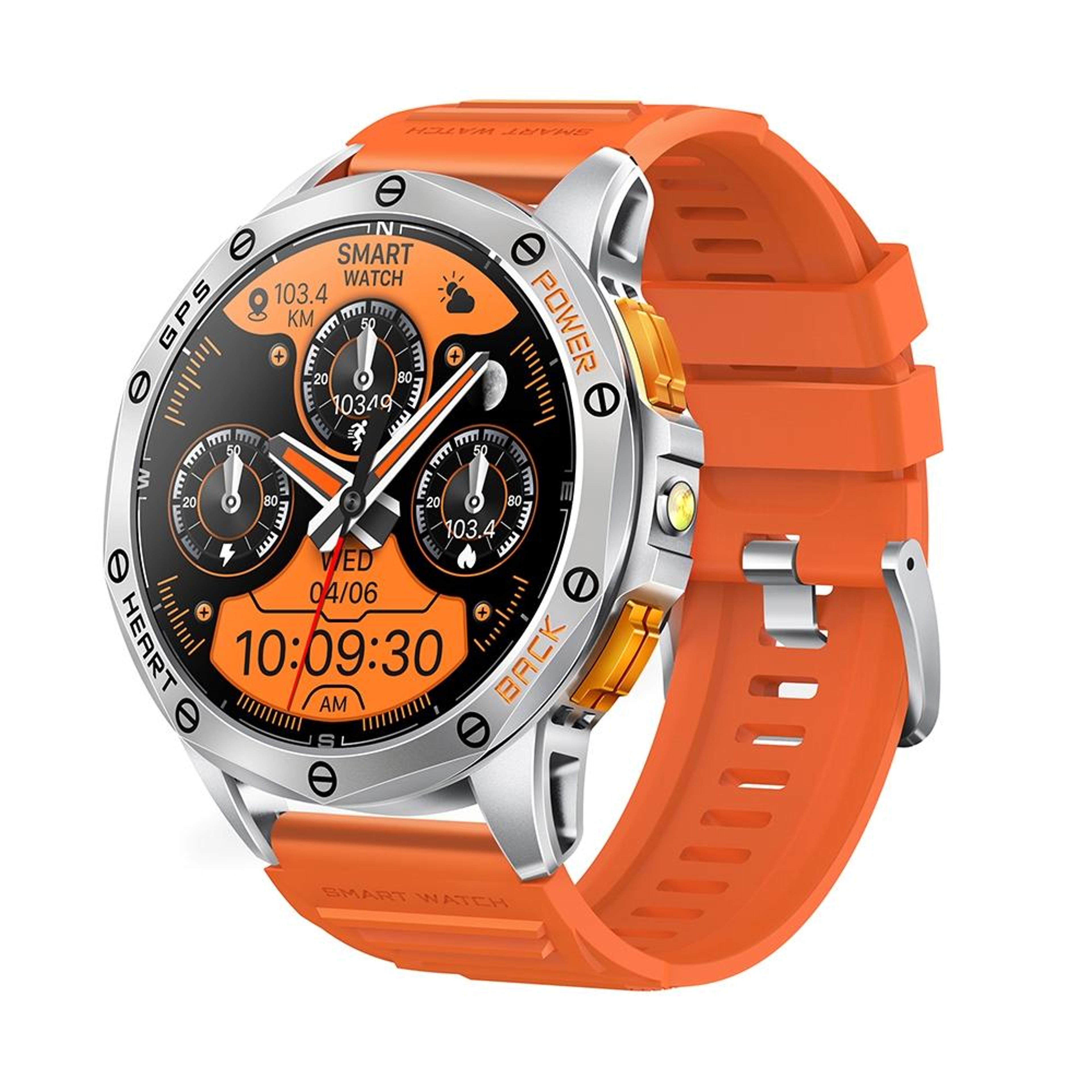 lemfo k67 gps smartwatch with 1.43 inch amoled smart watch bluetooth calling health tracker