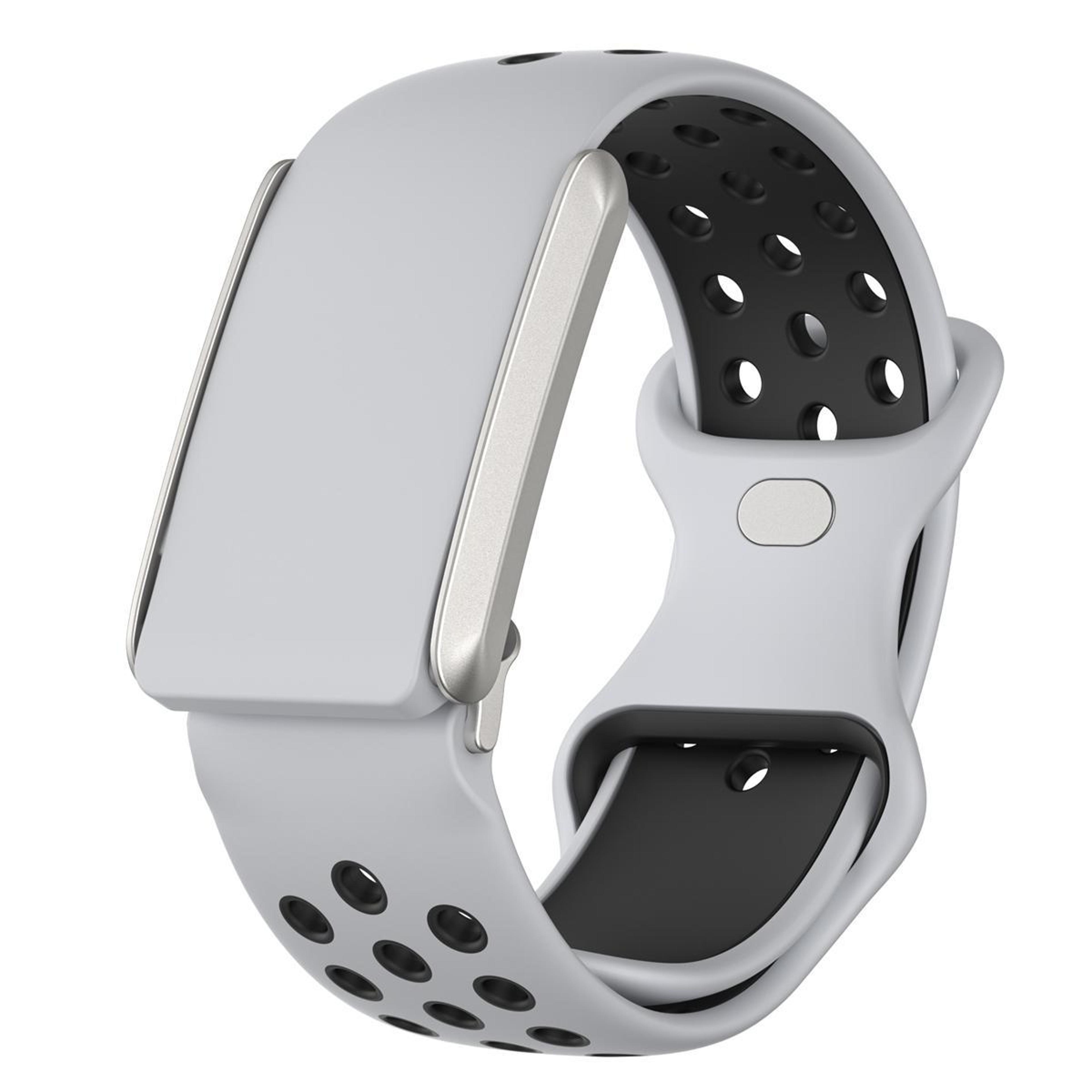 whoop 4.0 silicone watch band two color breathable replacement strap with butterfly buckle