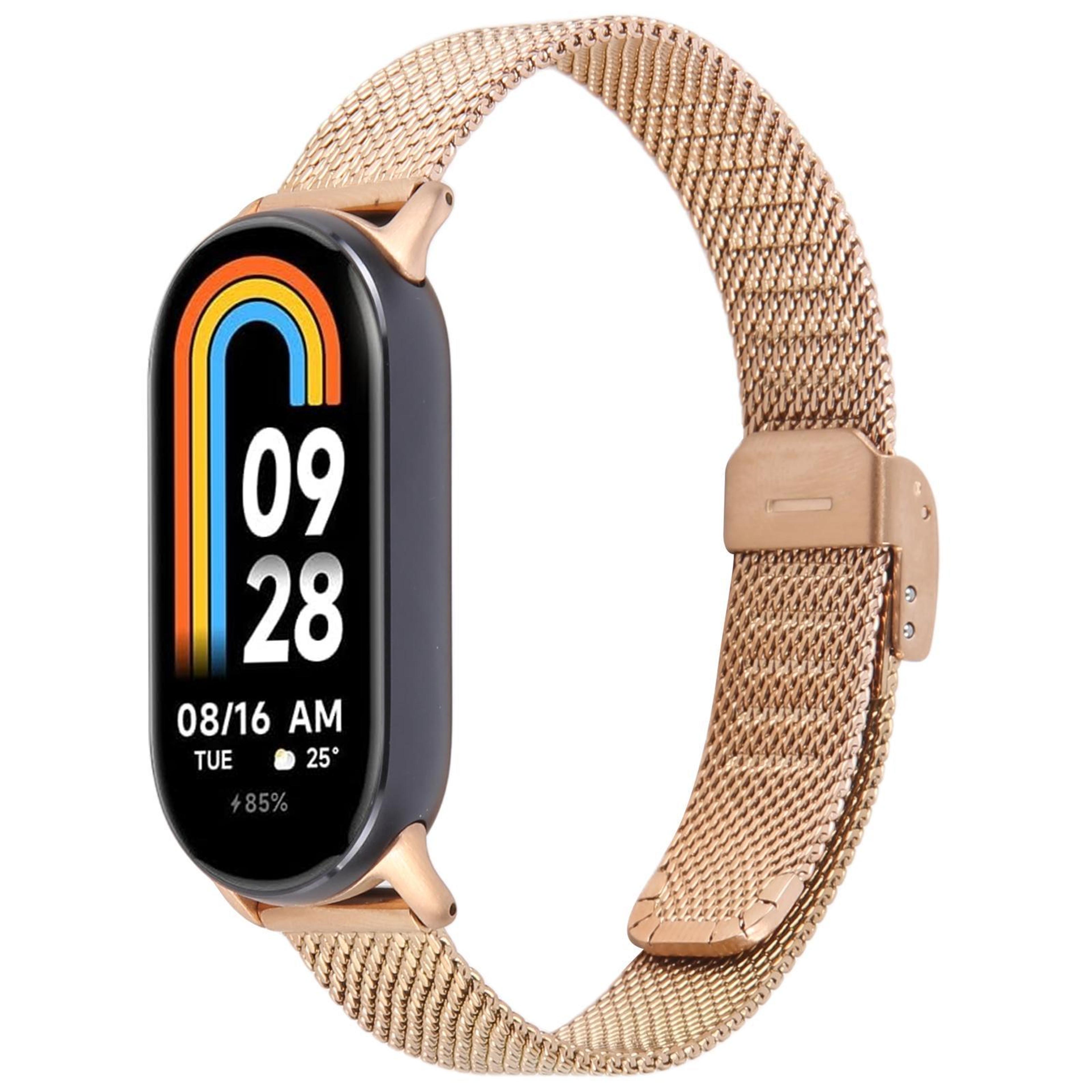 xiaomi smart band 9 8 milanese metal watch band adjustable magnetic mesh watch strap