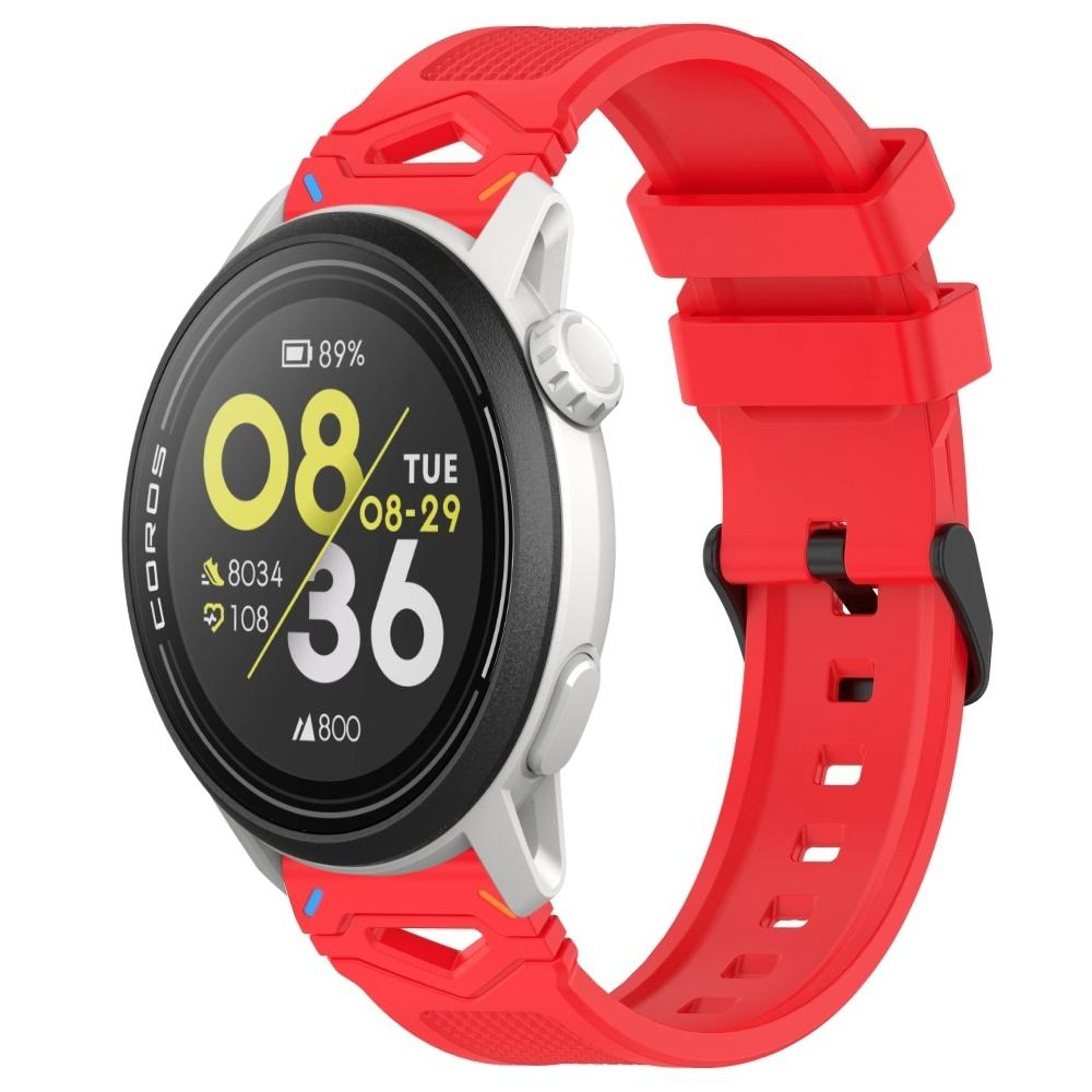coros pace 3 apex 2 pro silicone watch band 22mm quick release sport replacement strap