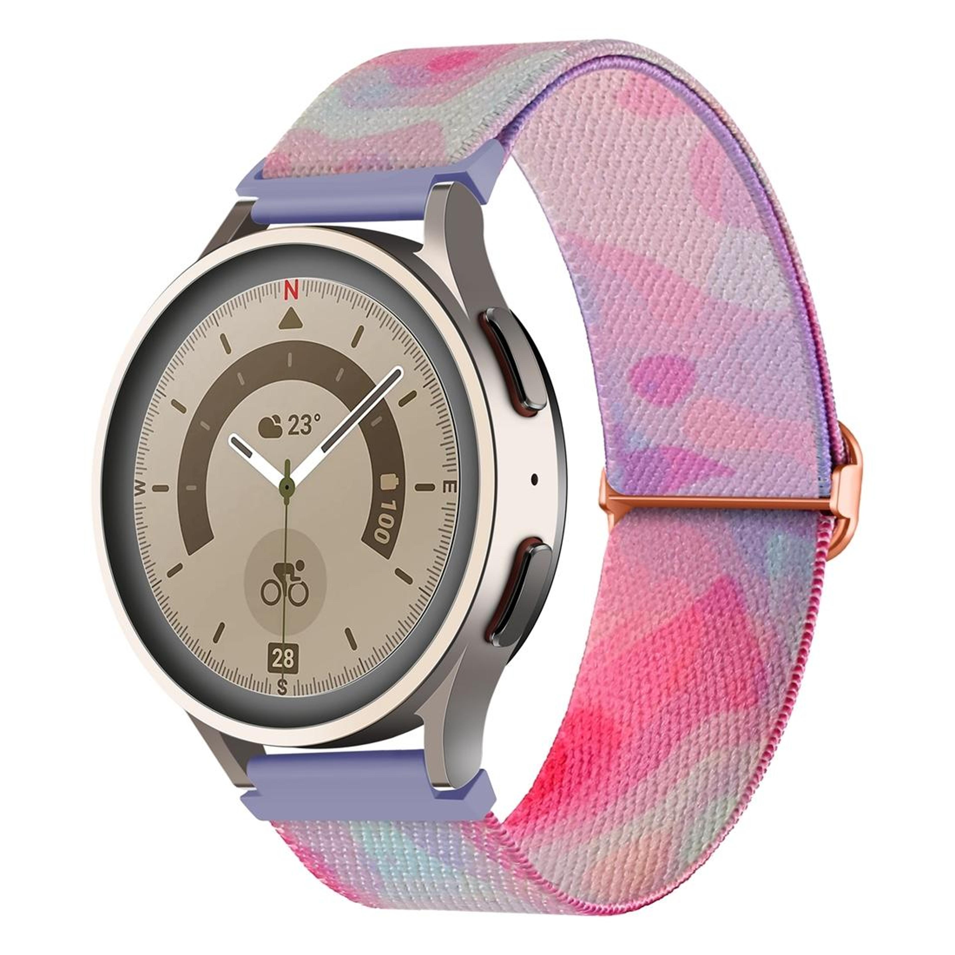 colorful nylon watch band for coros apex pro and apex 46mm breathable woven strap