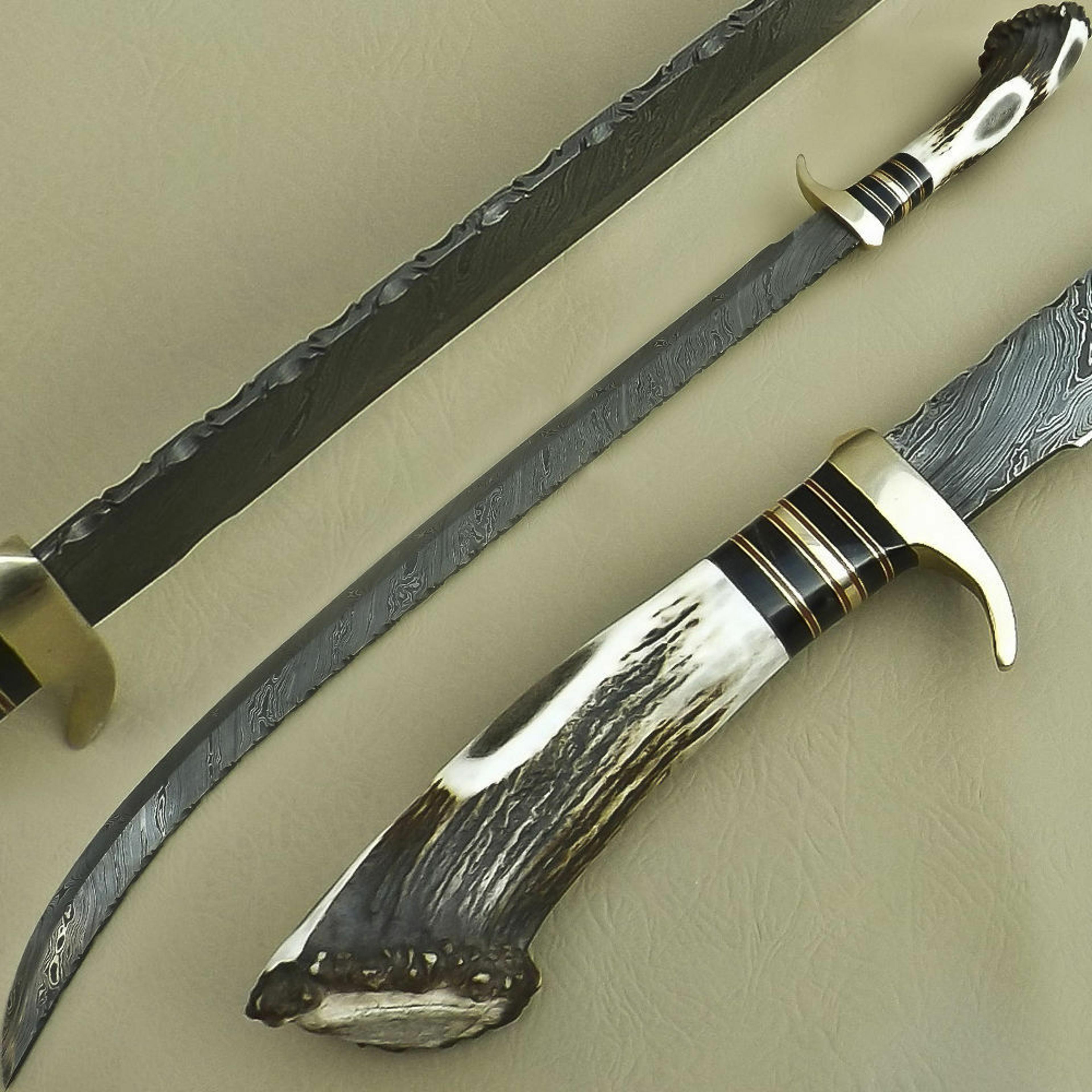 damascus viking sword , viking sword , handmade sword ,