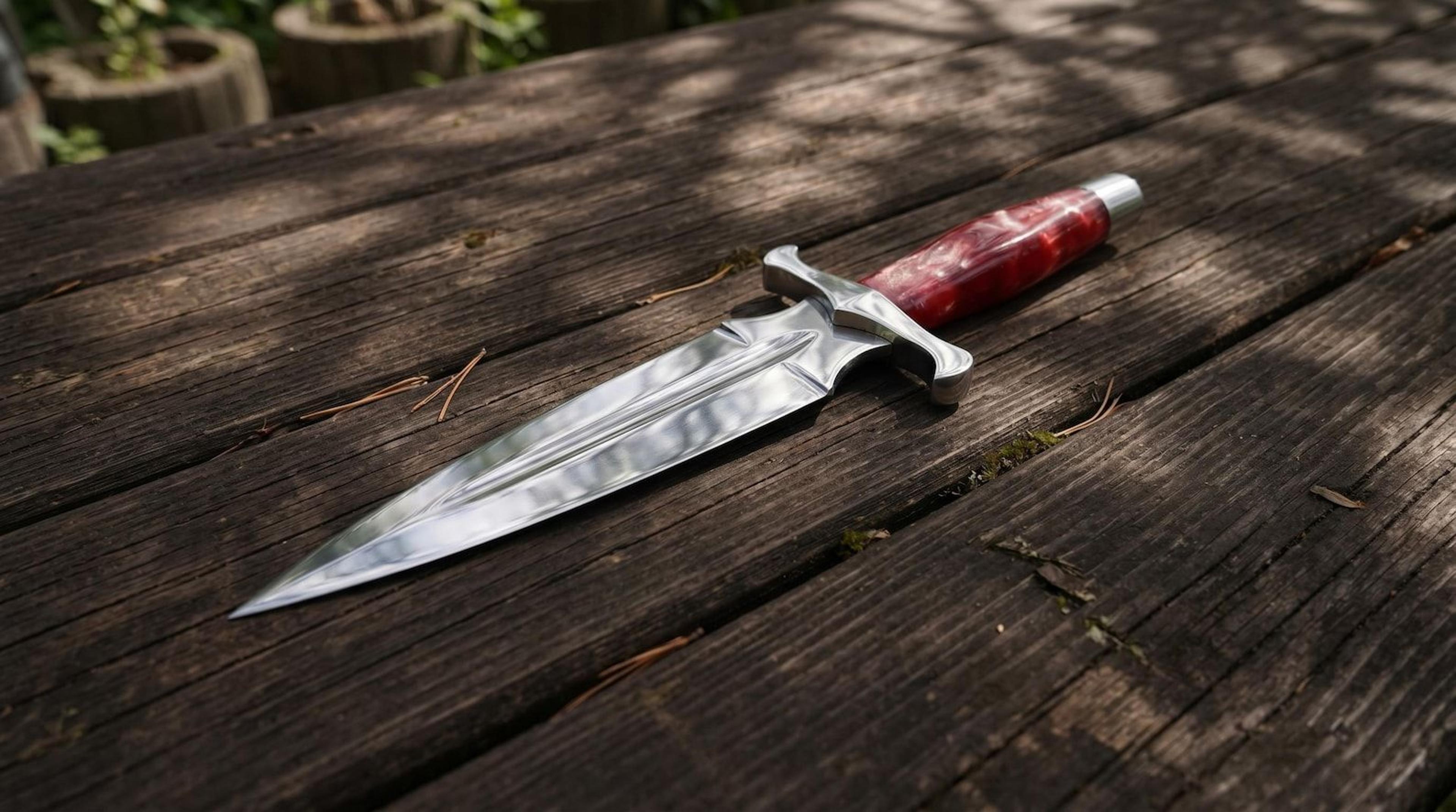 handmade fantasy guardian dagger with stainless steel blade – premium display replica for collectors & cosplay