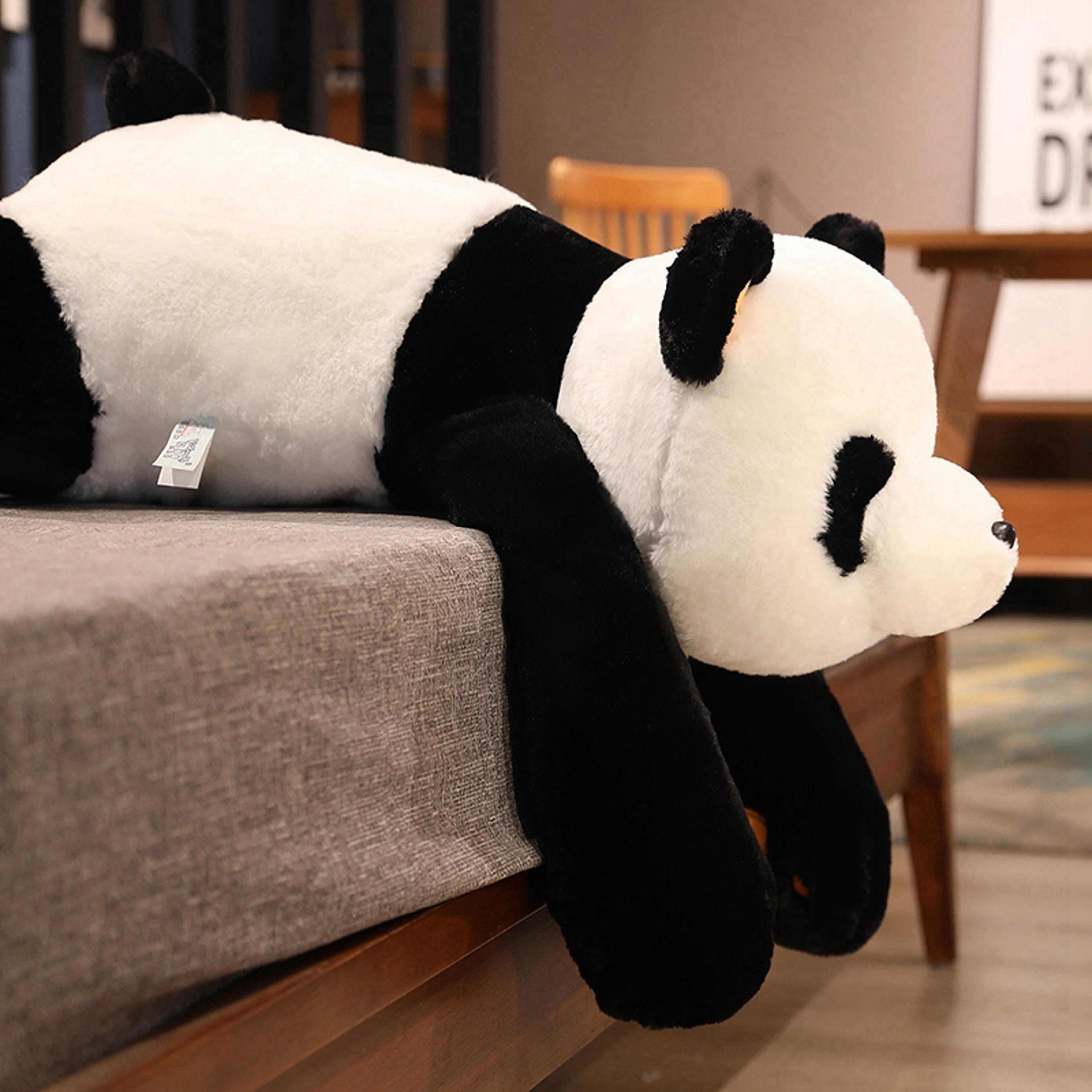 cartoon panda plush, soft sleep pillow, giant bear stuffed baby doll, birthday christmas gifts for kids