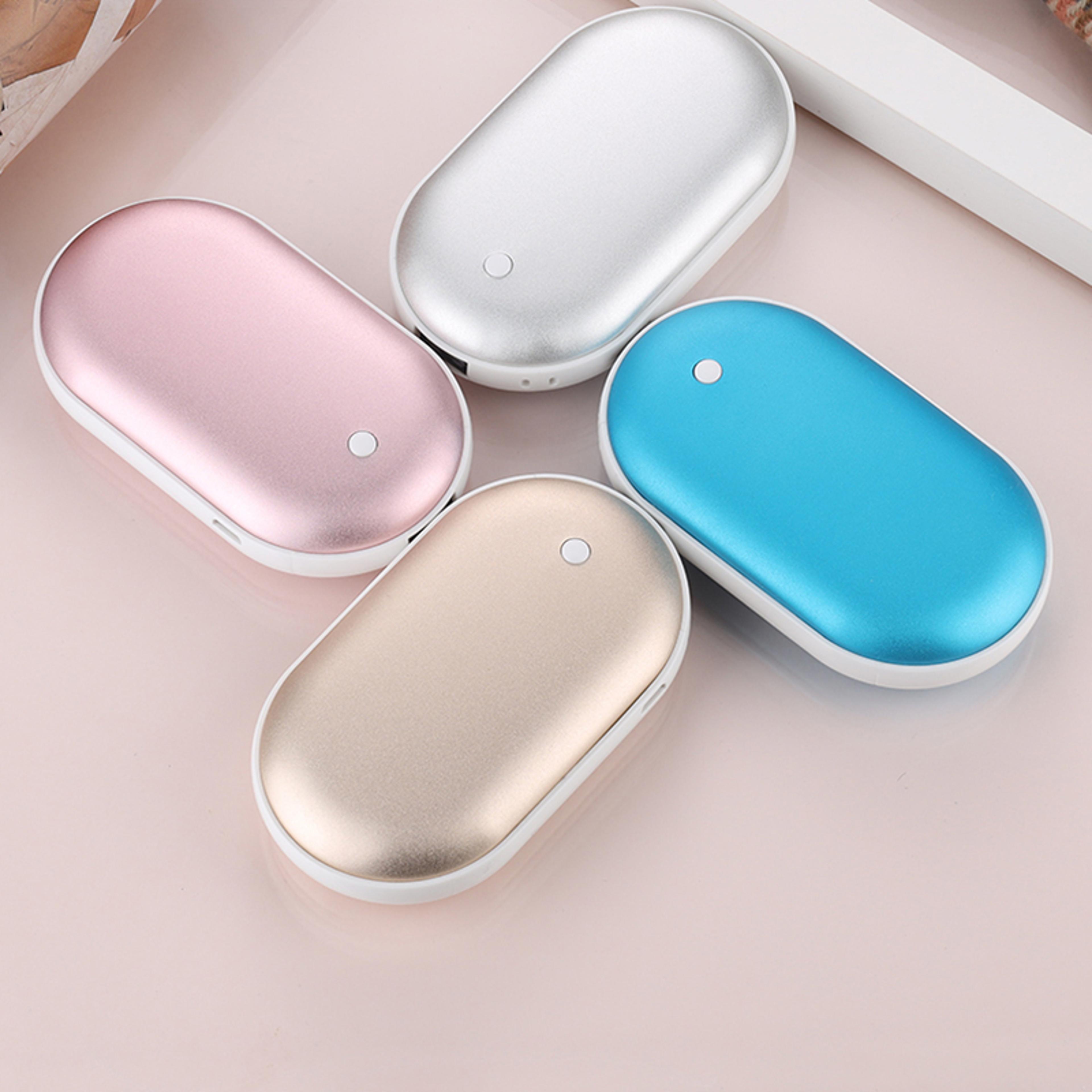 double sided heating hand warmer ultra thin, temperature levels, one click switch, versatile hand and abdominal warm