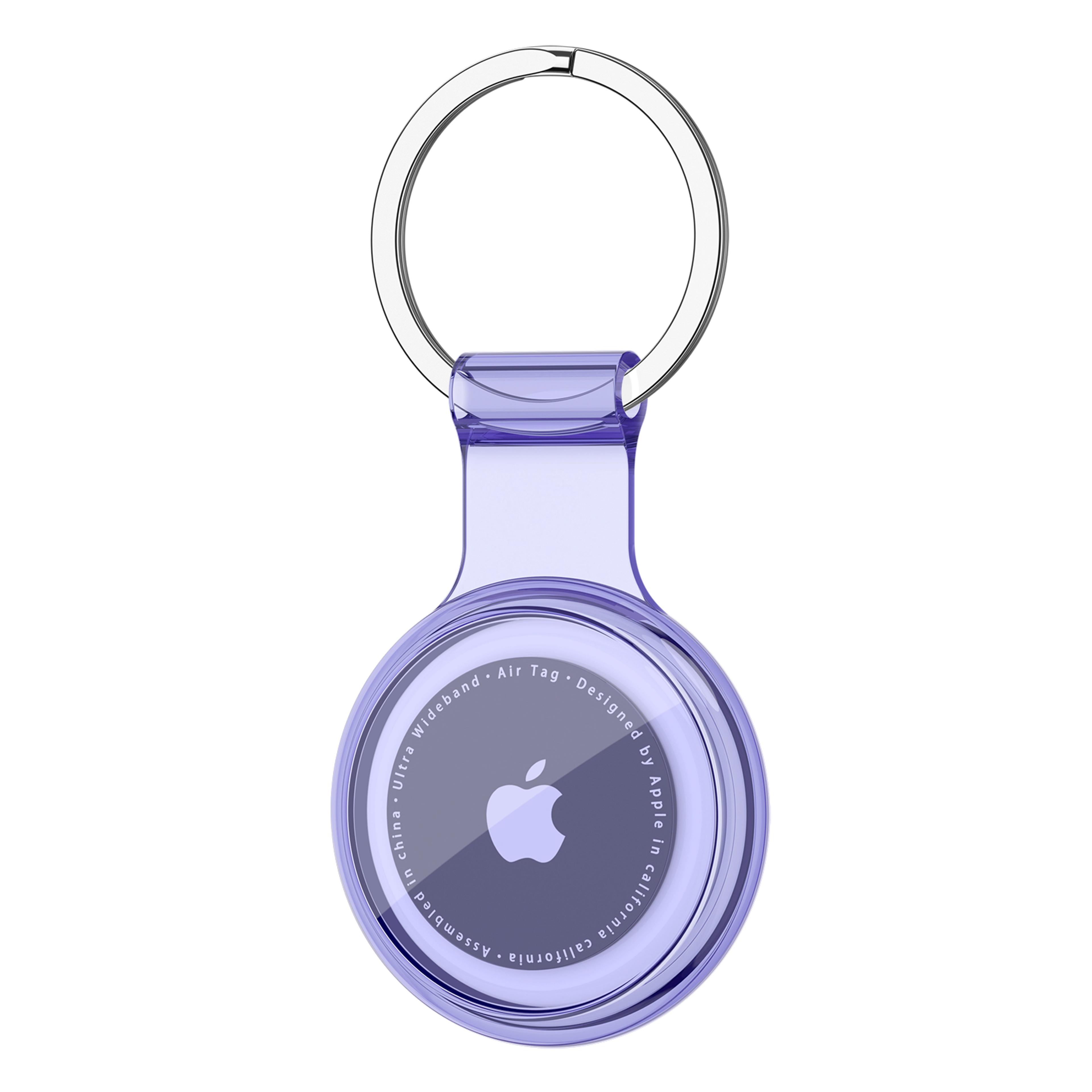 tpu case for apple airtag, waterproof anti-lost keychain holder, protective full cover for dog, cat pet collar