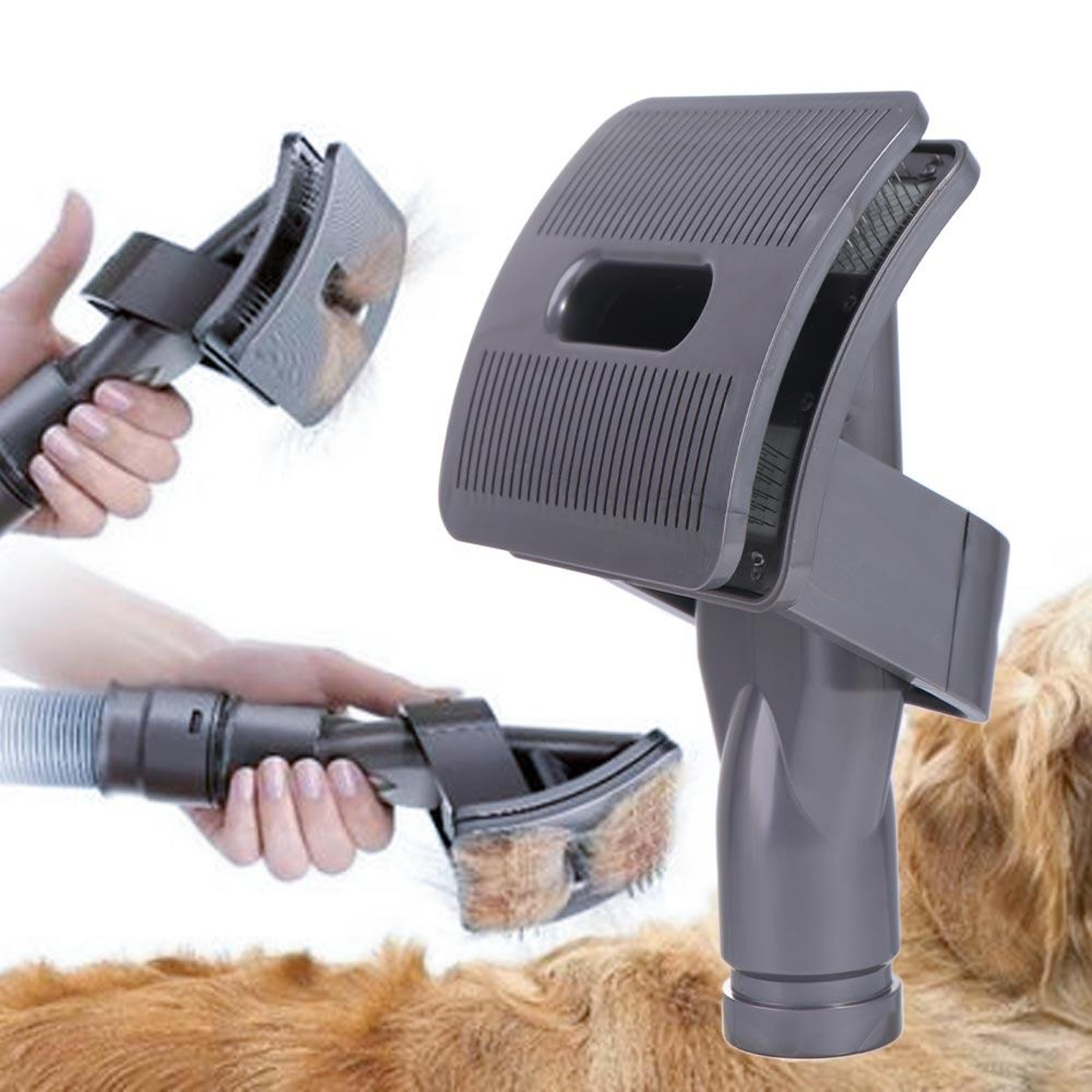 vacuum cleaner grooming tools, pet fur hair vacuum groomer for dog and cat, combs clean pets hair brush