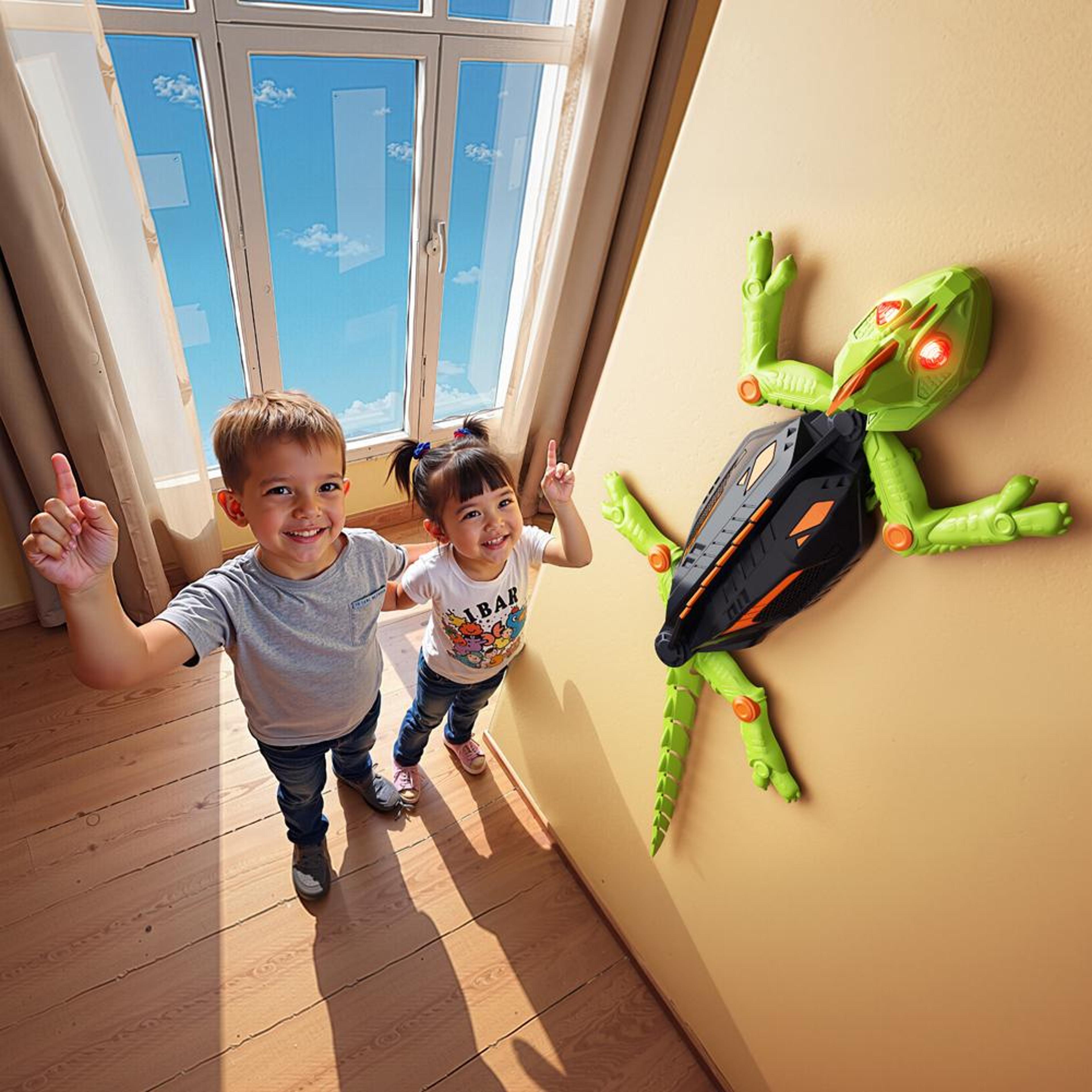 electric remote control lizard wall climbing, wall climbing rc gecko toy, animal car for children halloween