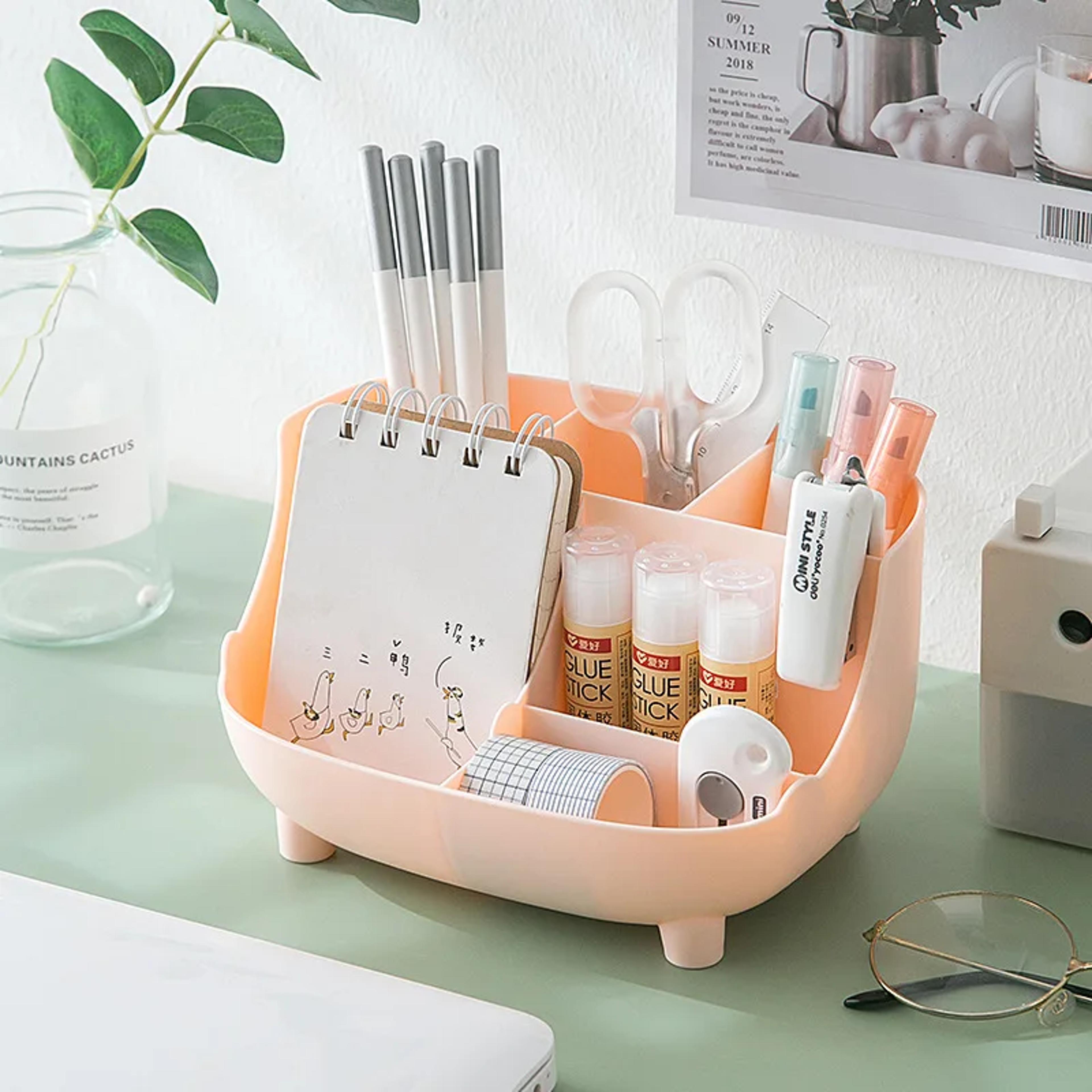 large-capacity desktop storage box, creative multi-functional minimalist pen holder, modern office organizer