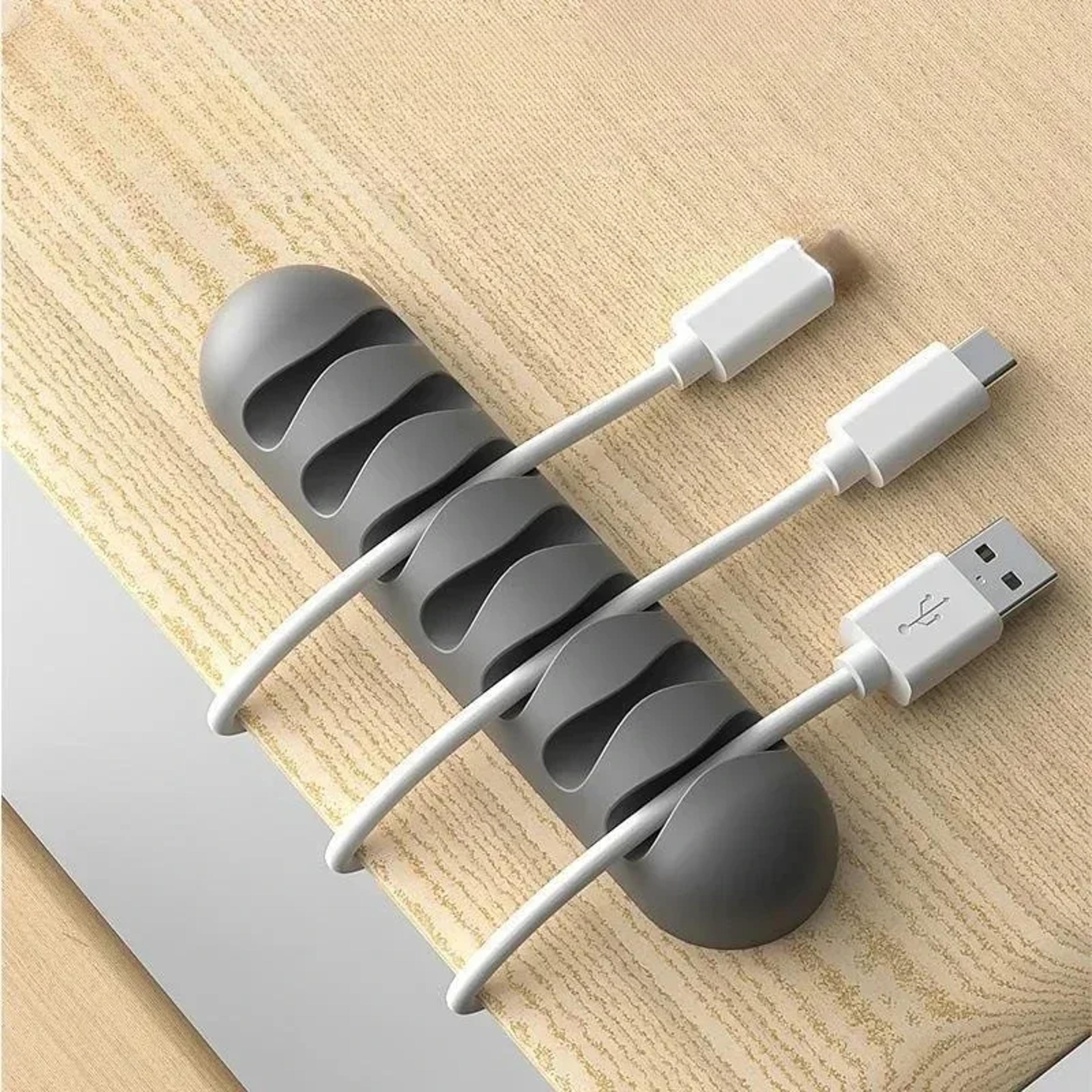silicone flexible cable winder, smart cable holder for usb earphone, network cable organizer