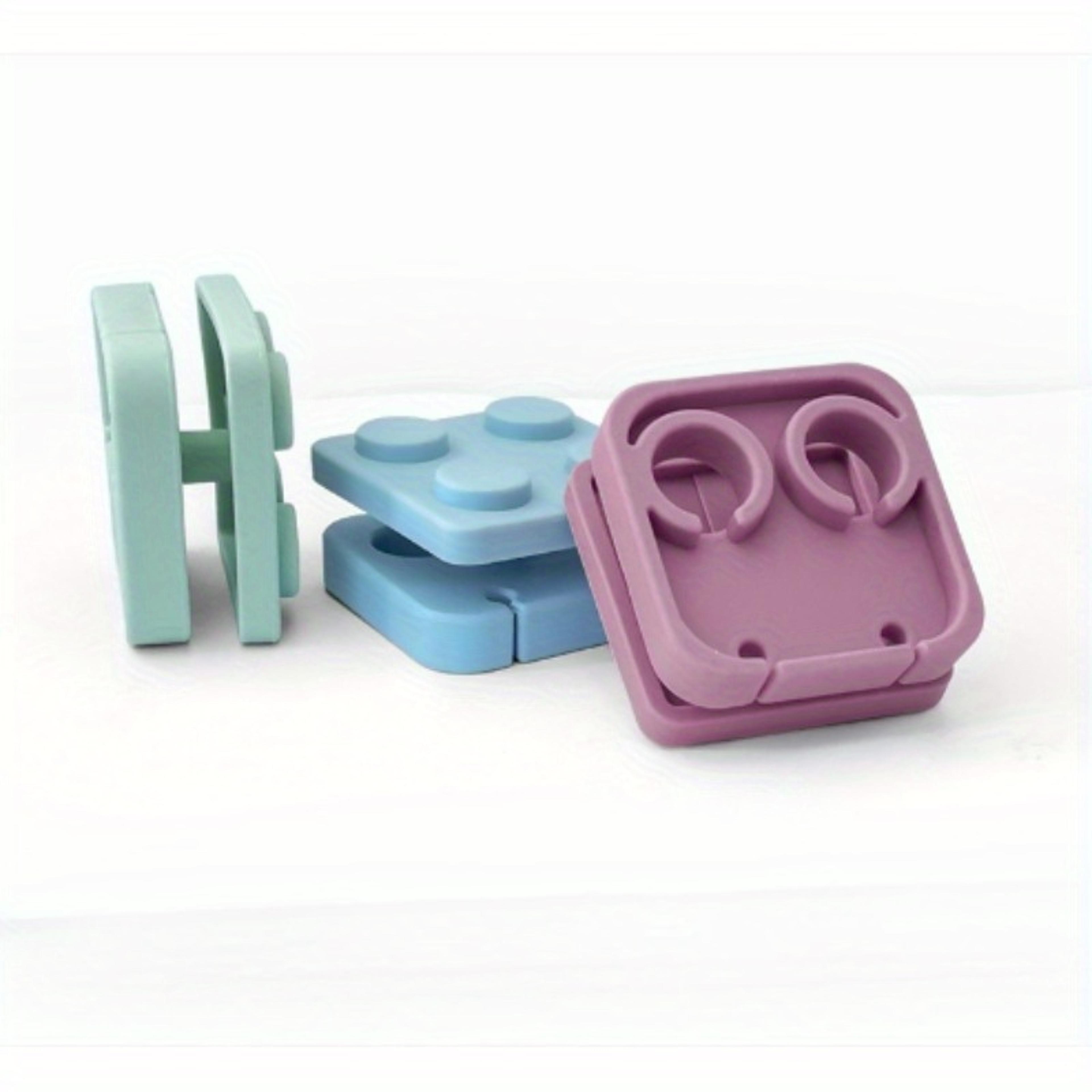 reusable silicone cable organizer for headphones, earphone plug holder, usb charger cord tidy storage