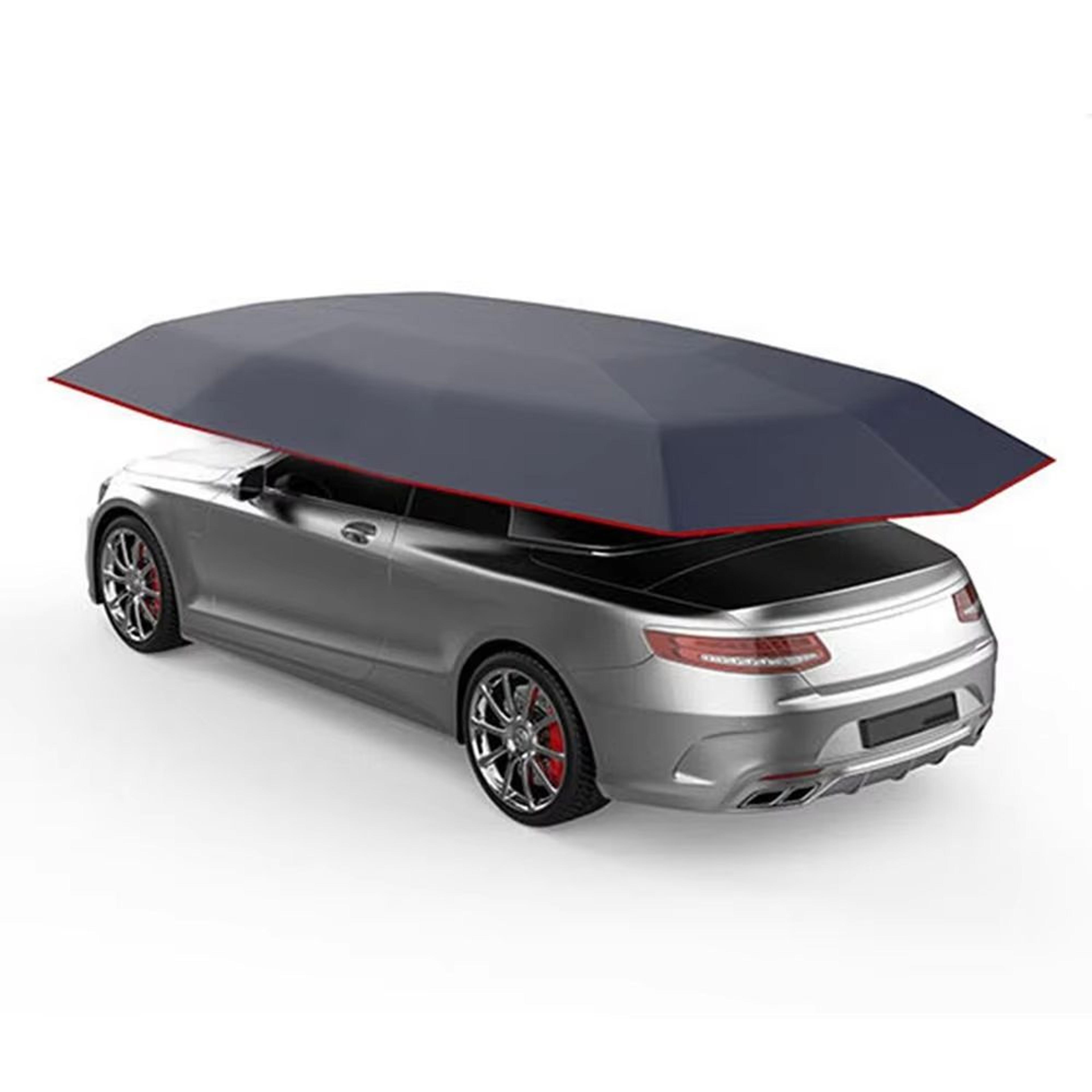 portable carport tent, folded car umbrella waterproof protection for outdoor camping, fishing & automobile
