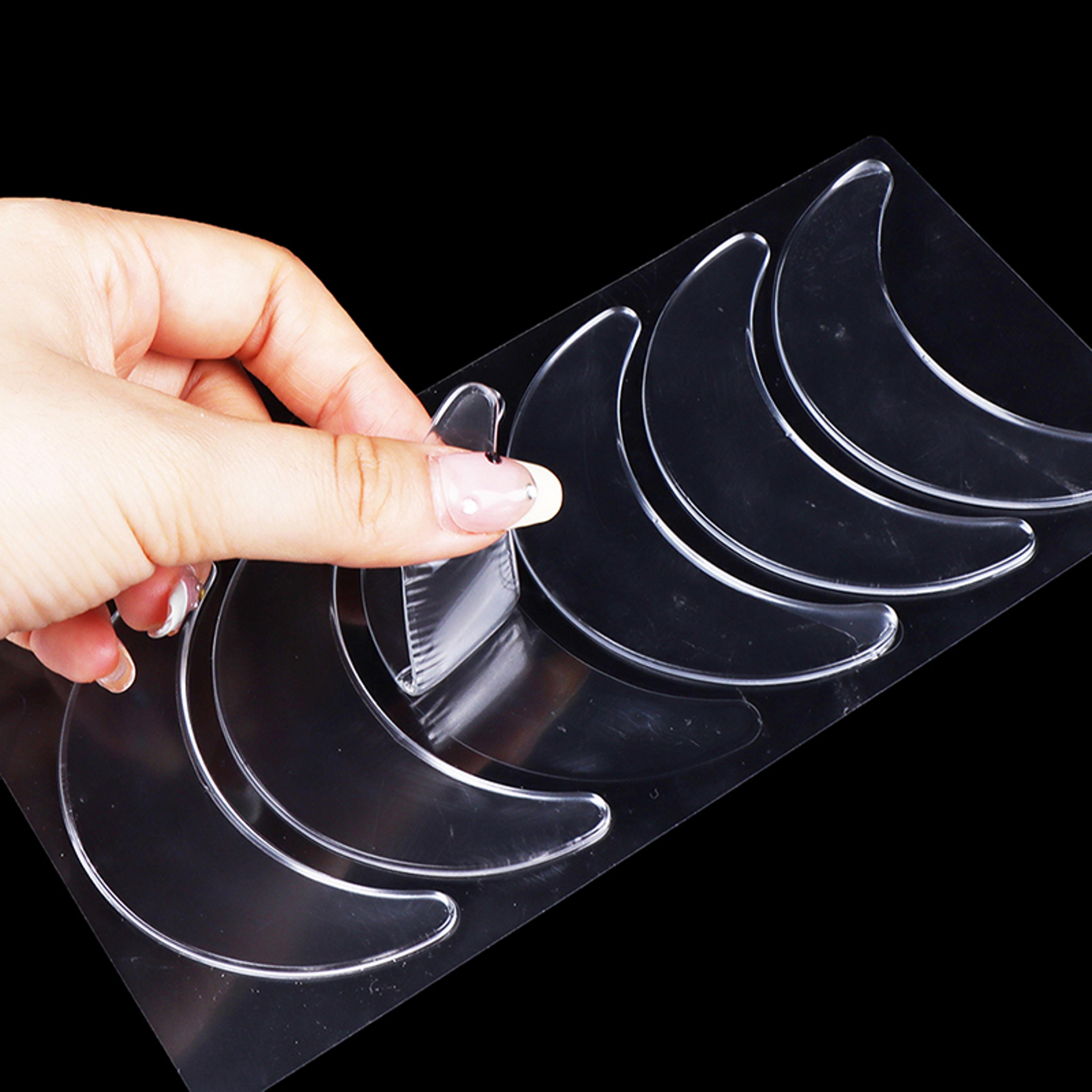 reusable silicone eye pads, 3 pairs waterproof anti-wrinkle patches for skin care and eye wrinkle reduction