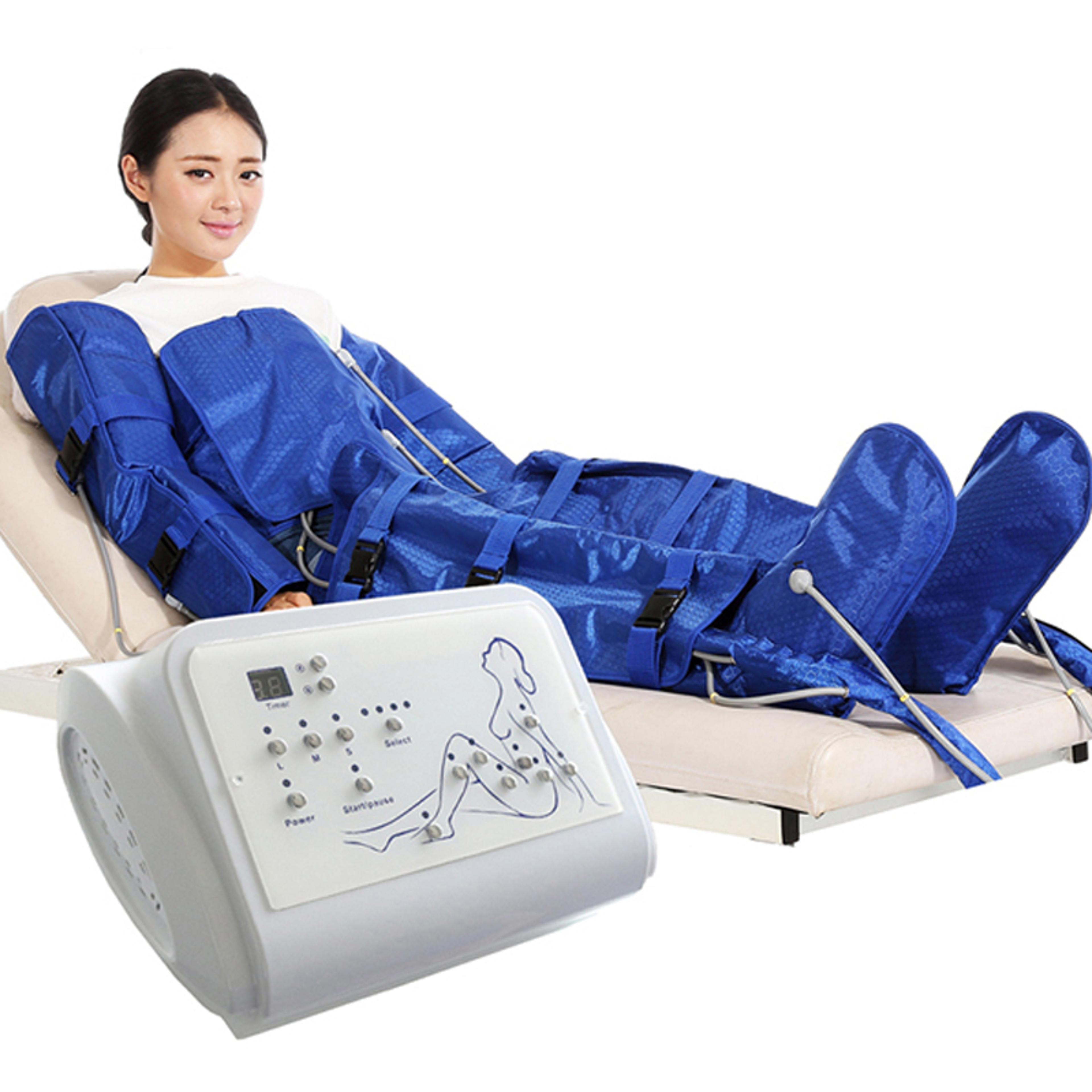 pressotherapy machine, muscle relax air wave pressure lymphatic drainage body massage