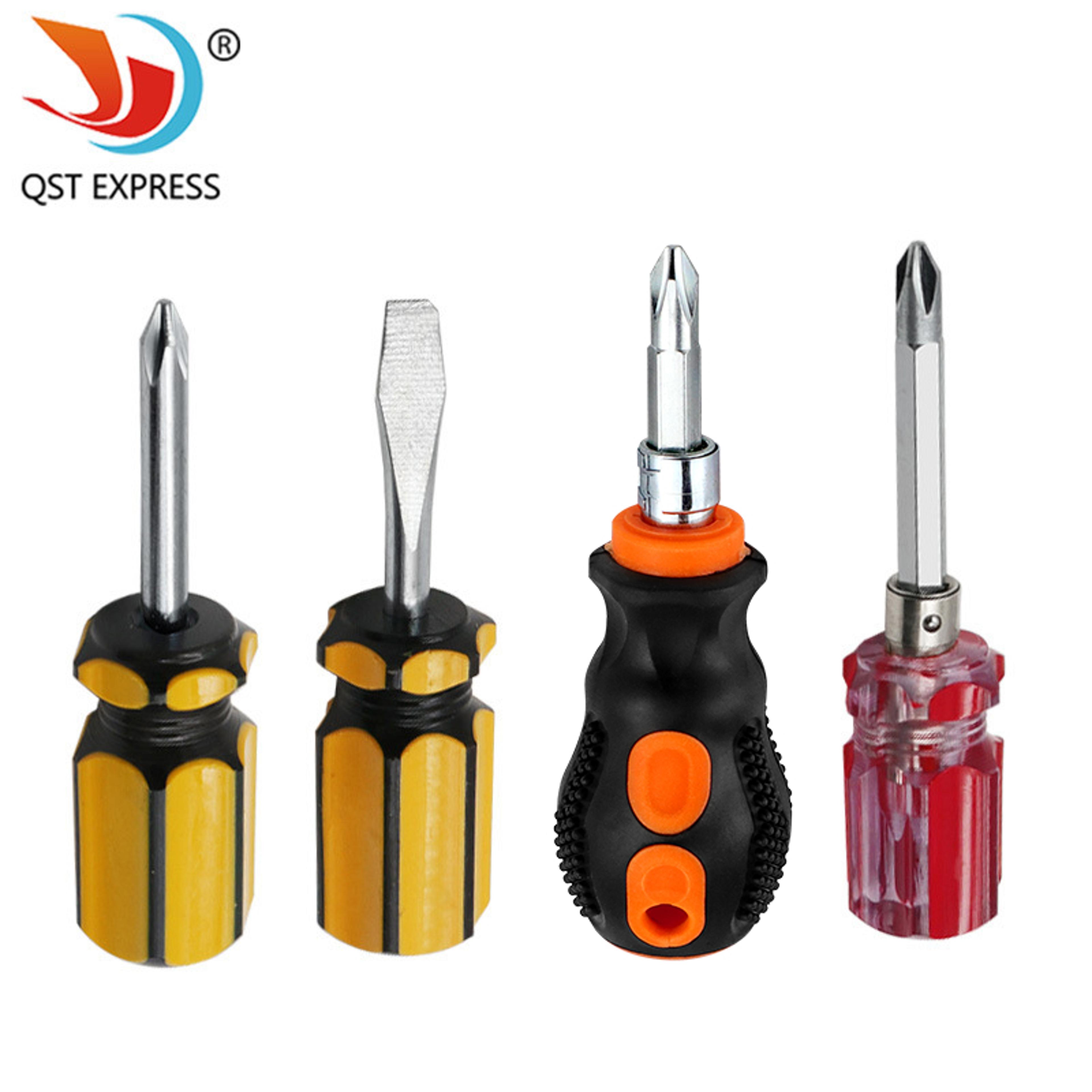 small carrot screwdriver, transparent handle precision tool, mini portable repair manual tool