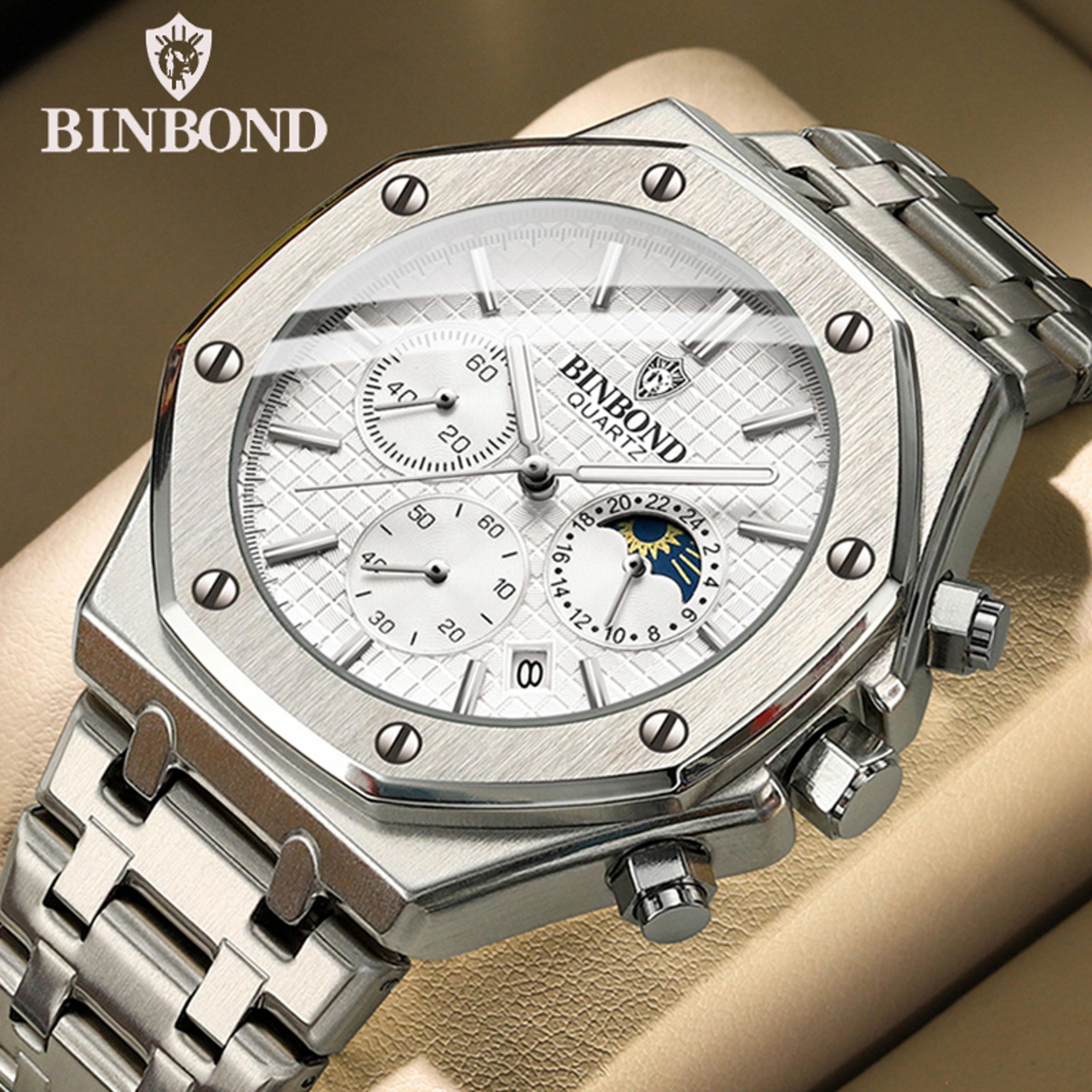 luxury high man quartz wristwatch, quality men watch waterproof luminous, stainless steel men's casual clock