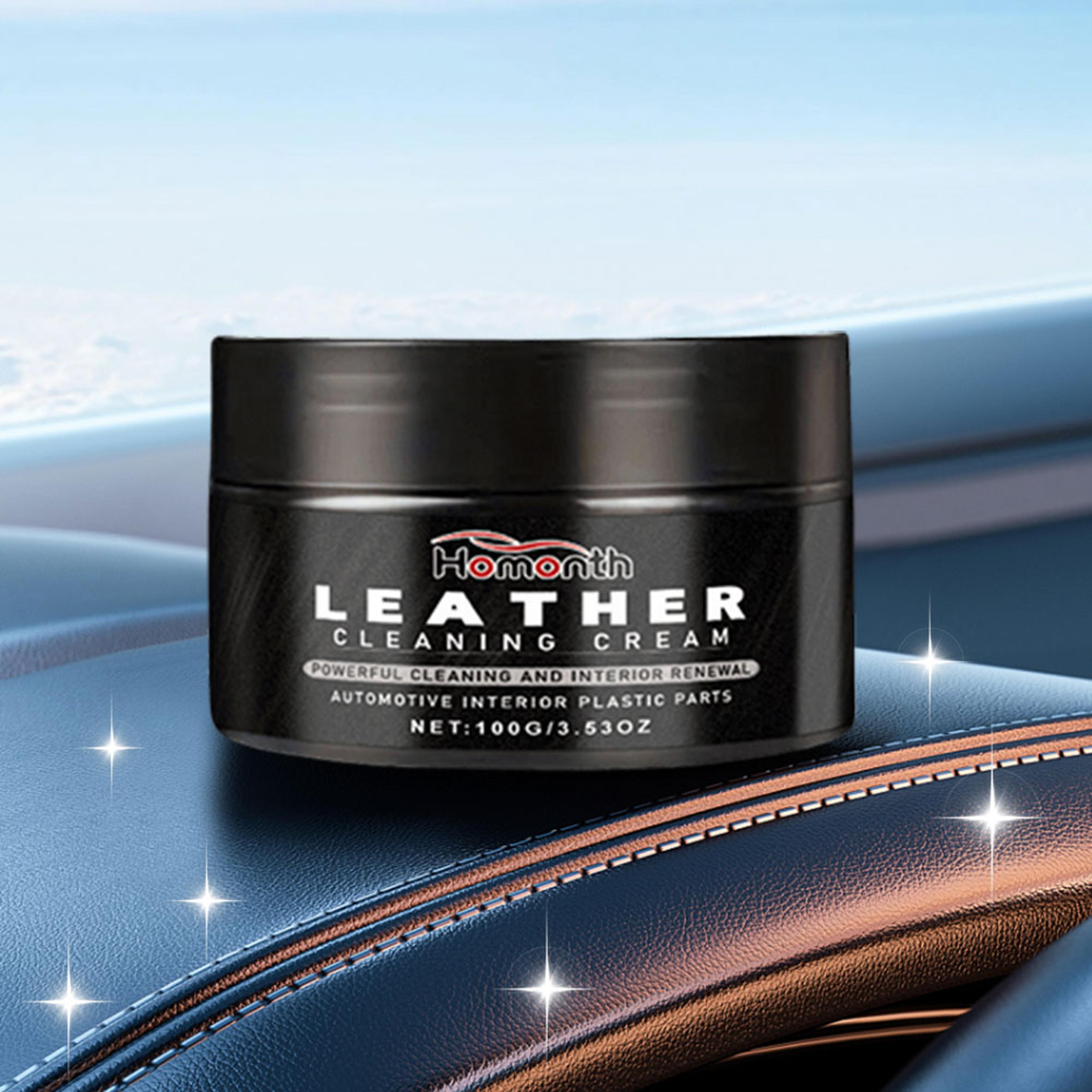 leather care cream, long lasting conditioner for car seats, shoes, bags, and furniture