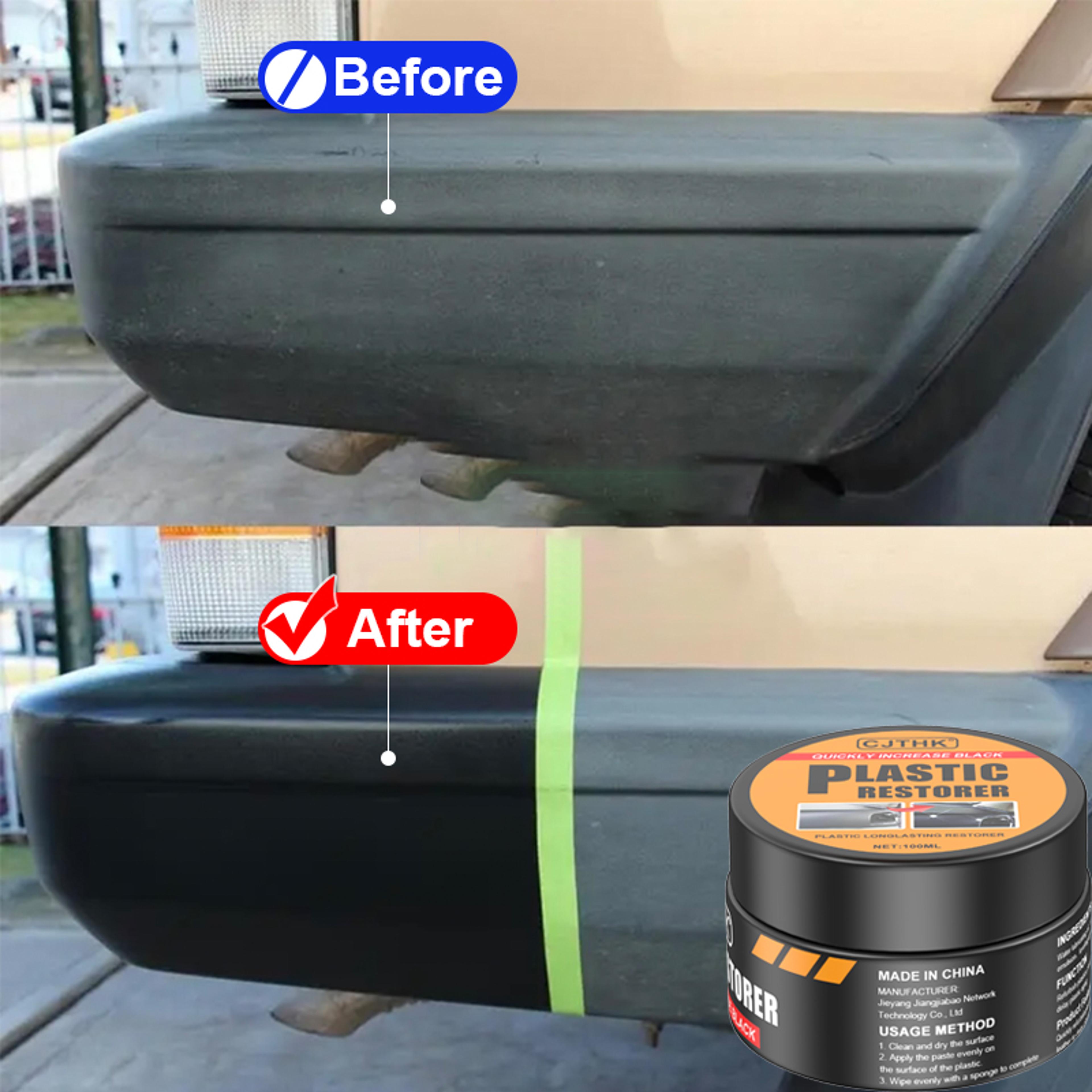 auto polish and repair coating, car plastic restorer back to black gloss