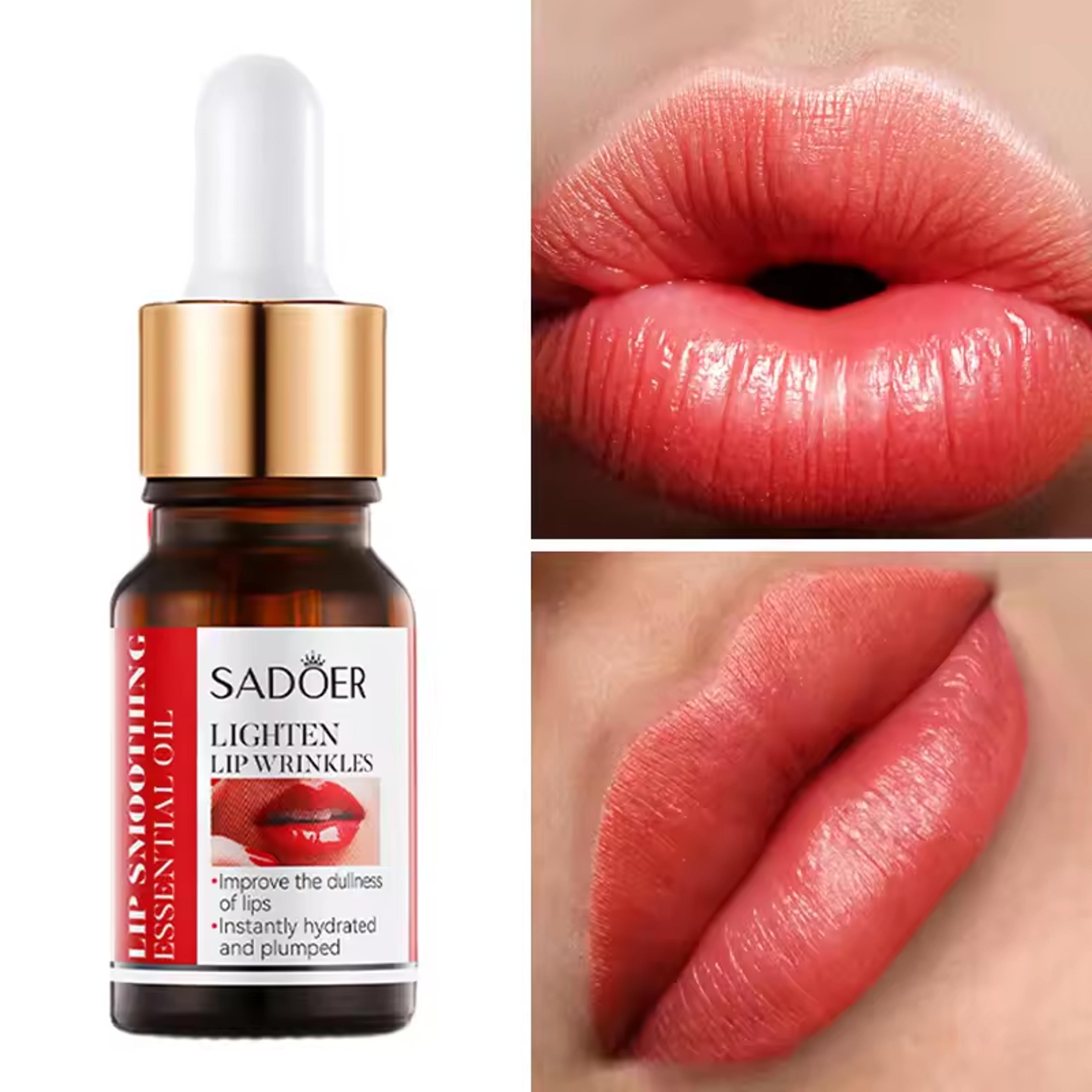 non-irritating lip plumper with hyaluronate acid for hydration, brightening, and enhanced lips