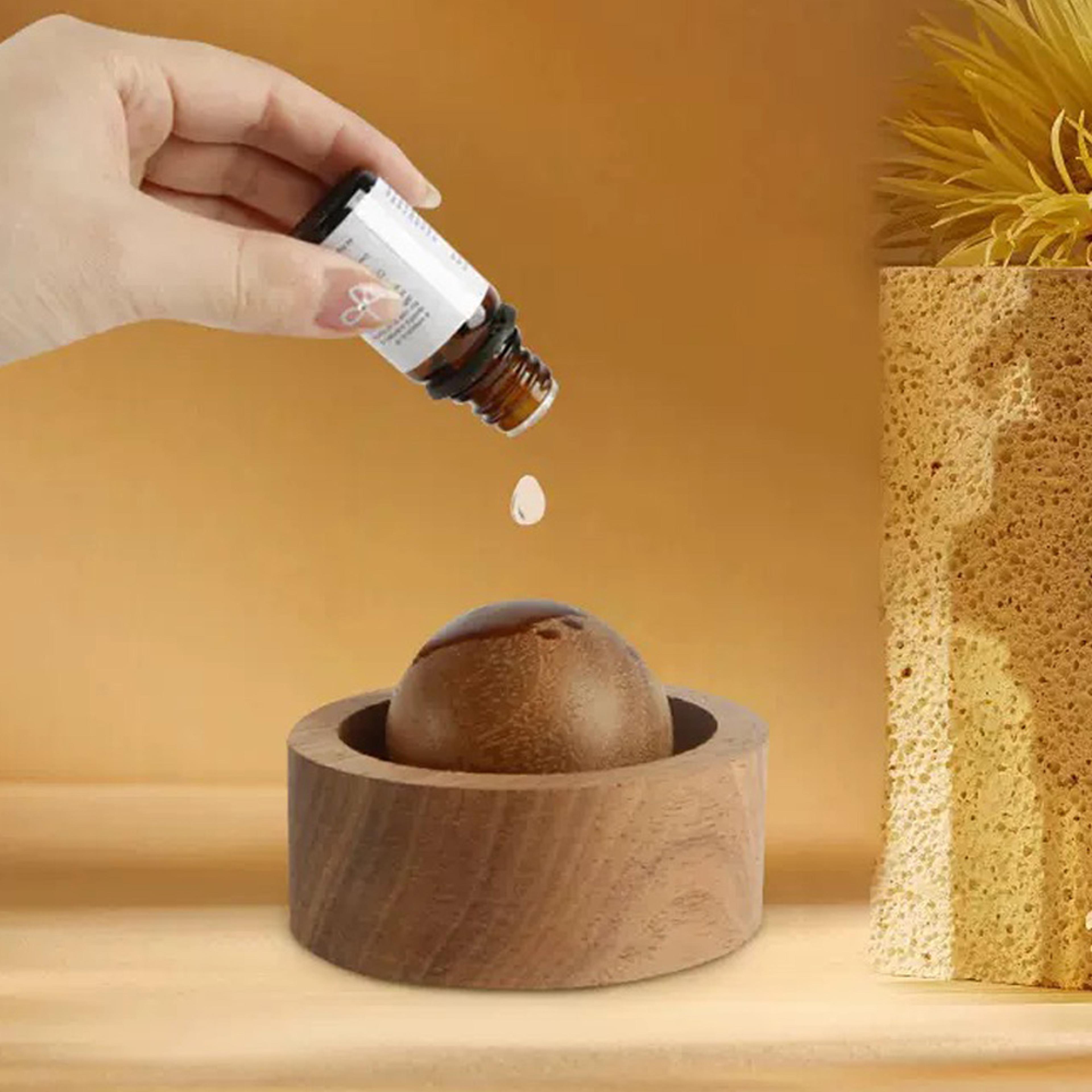 spherical expansion wood essential oil aromatherapy accessories for home, bedroom use