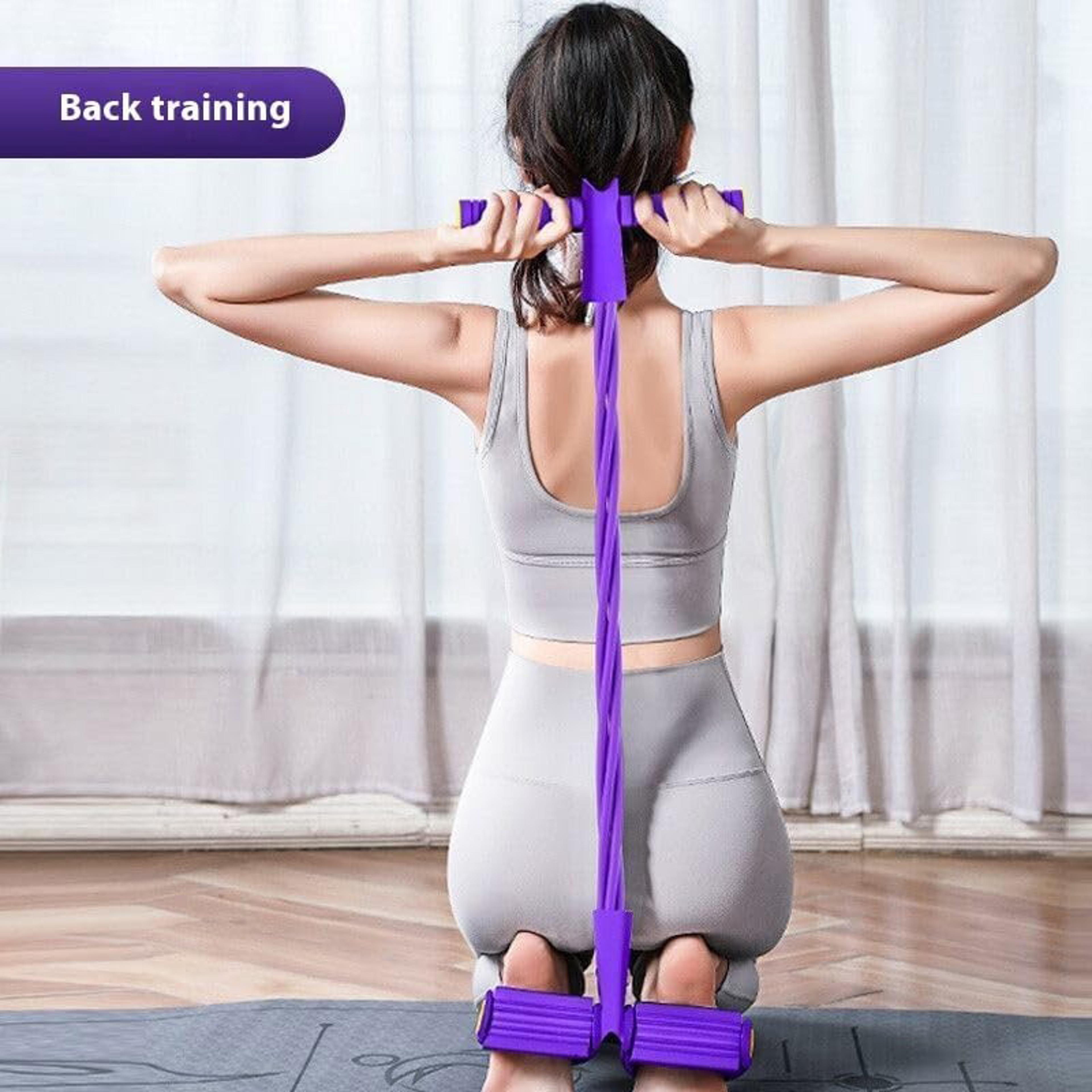 elastic resistance band, multi-function tension rope, fitness yoga pedal puller for sports and gym exercises