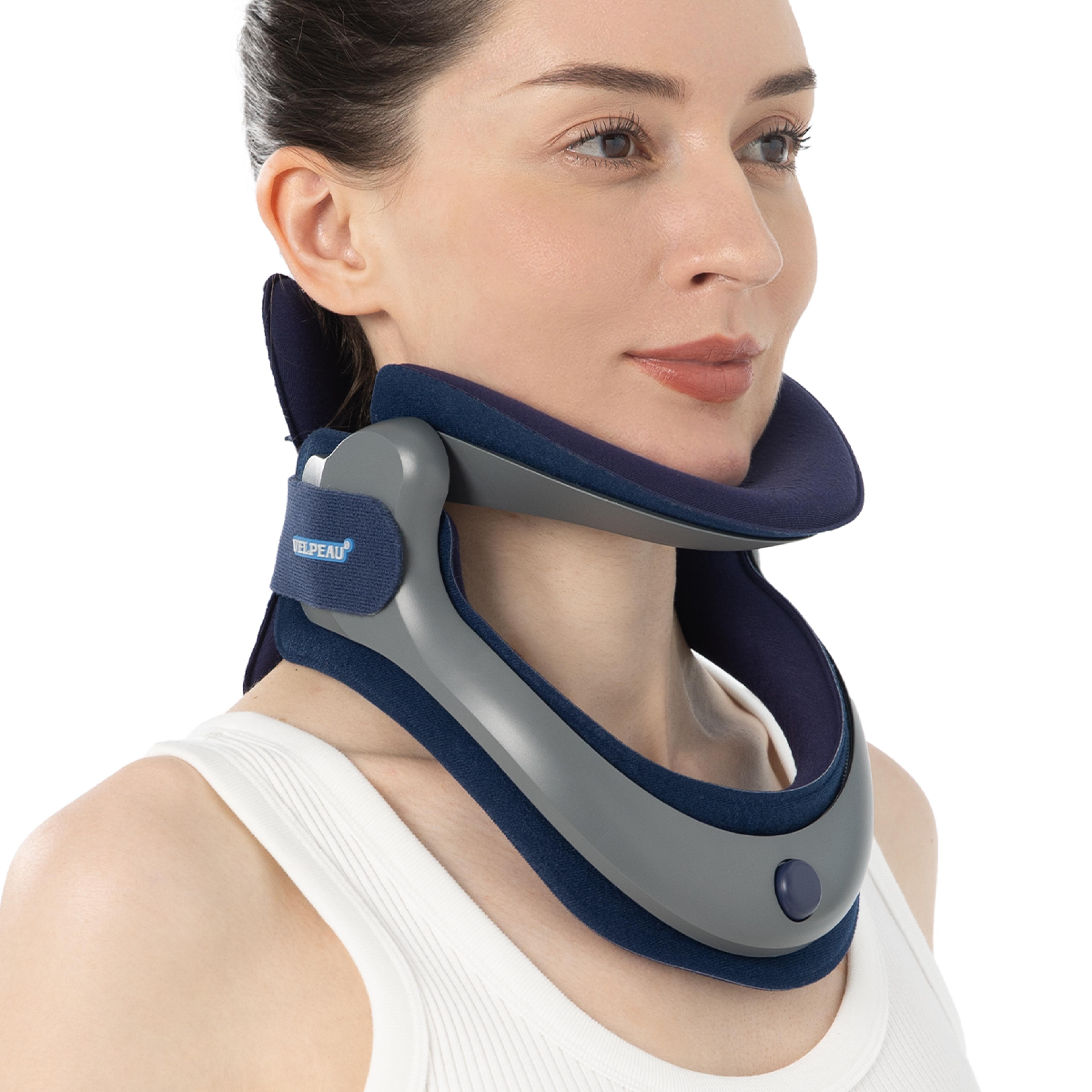 adjustable neck stretcher, cervical posture corrector, neck traction device for spine pressure relief