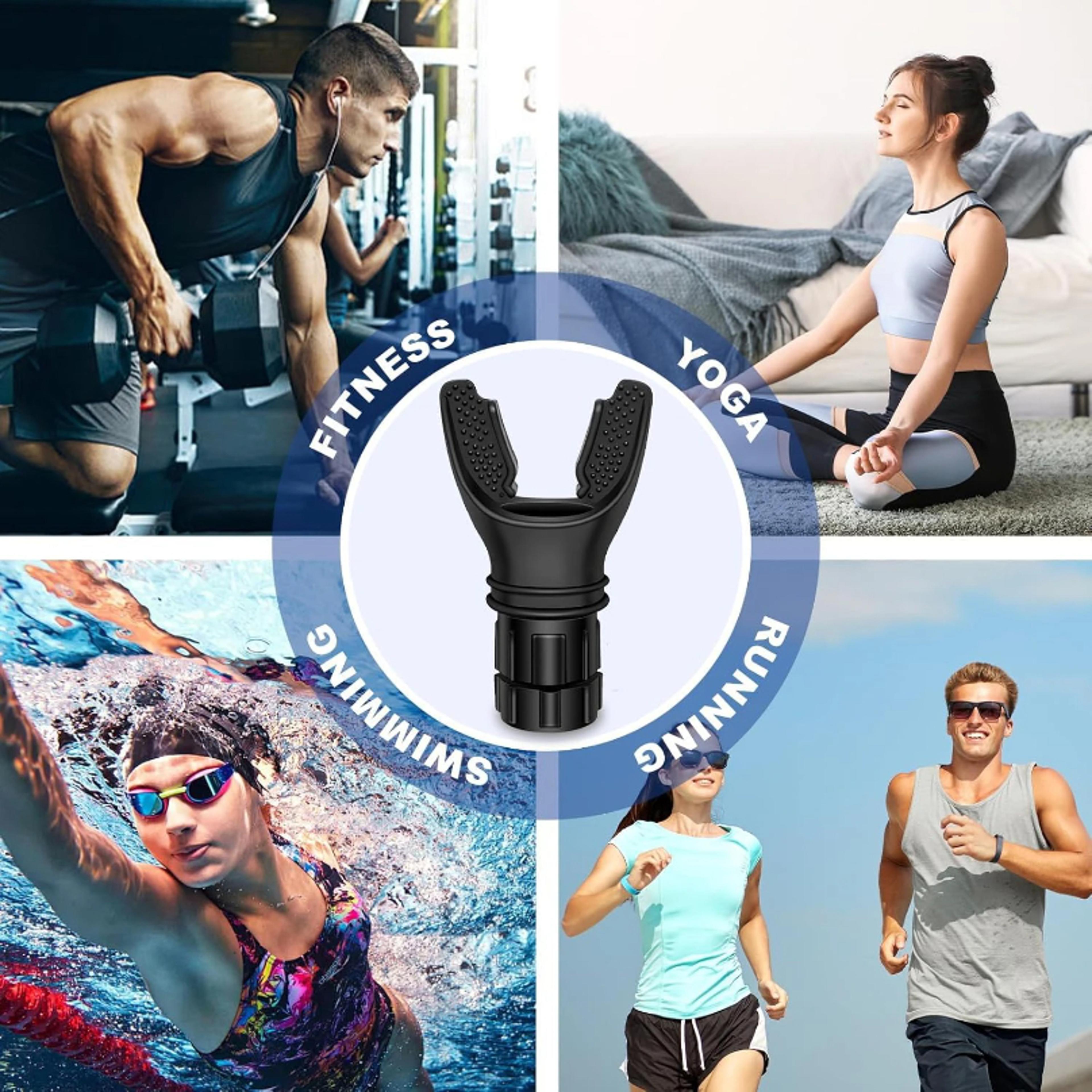 durable breathing trainer adjustable levels for deep breath respiratory health